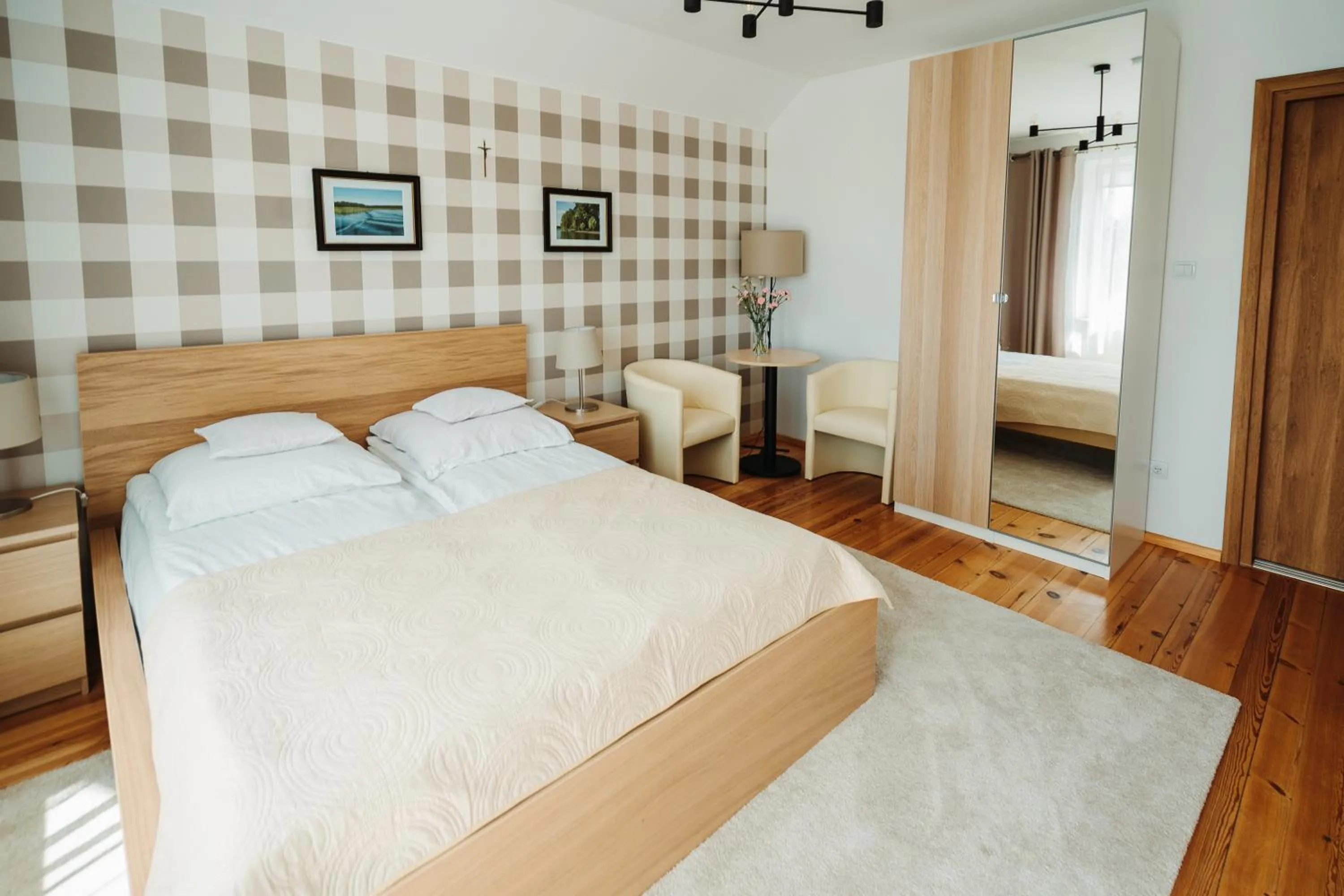 Bed in Willa Zaciszne Centrum Augustów