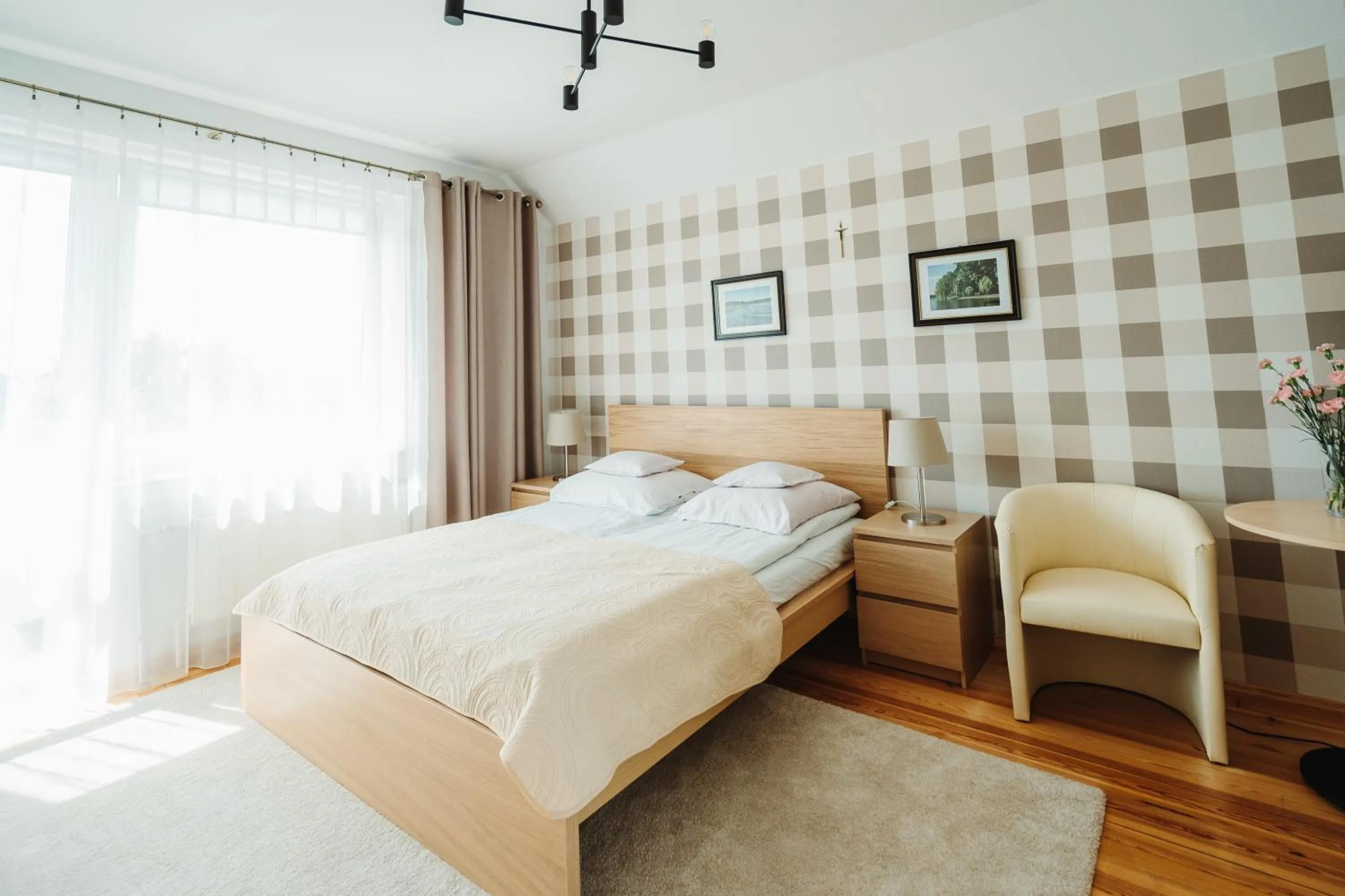 Bed in Willa Zaciszne Centrum Augustów