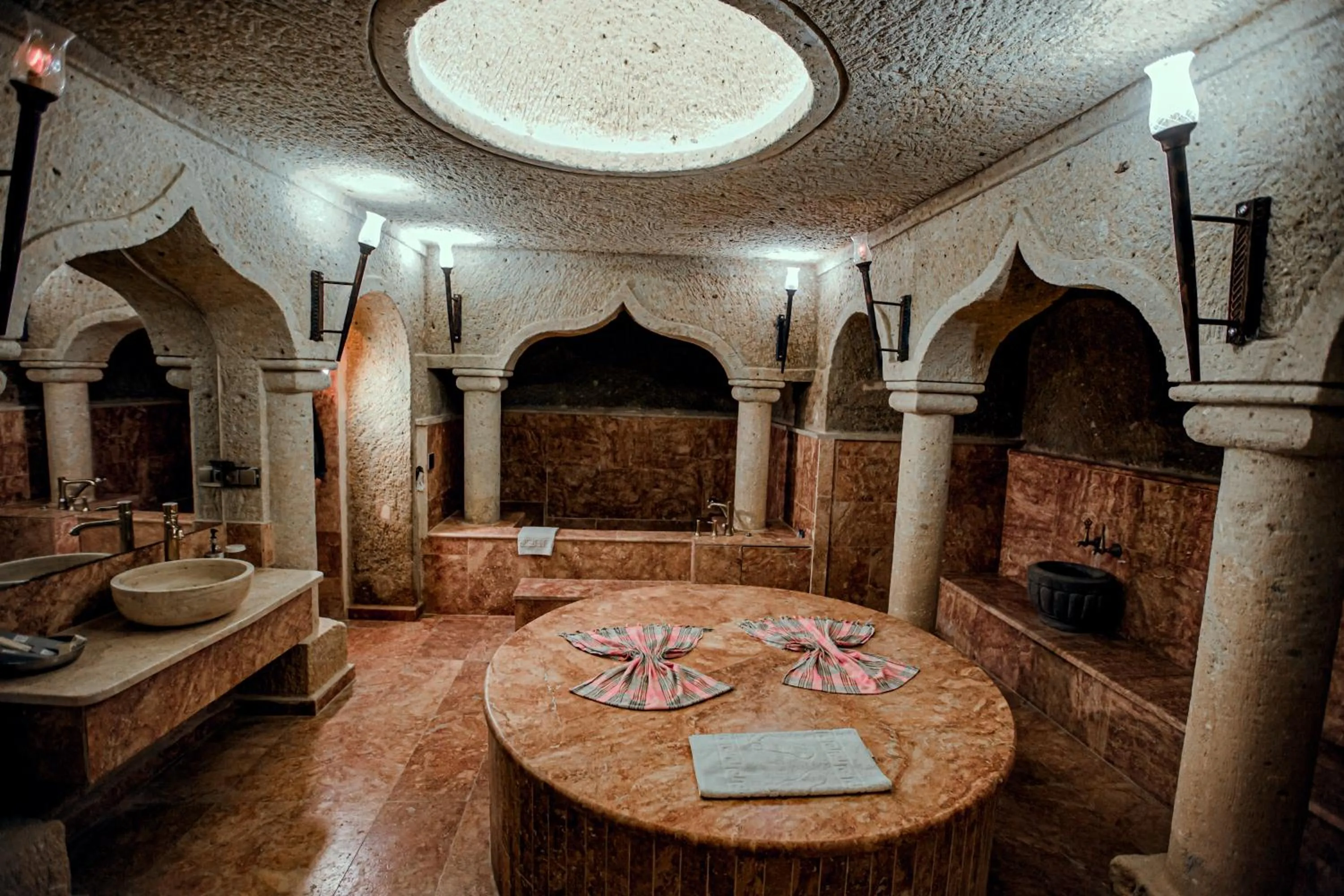 Public Bath in Oread Cave Suites