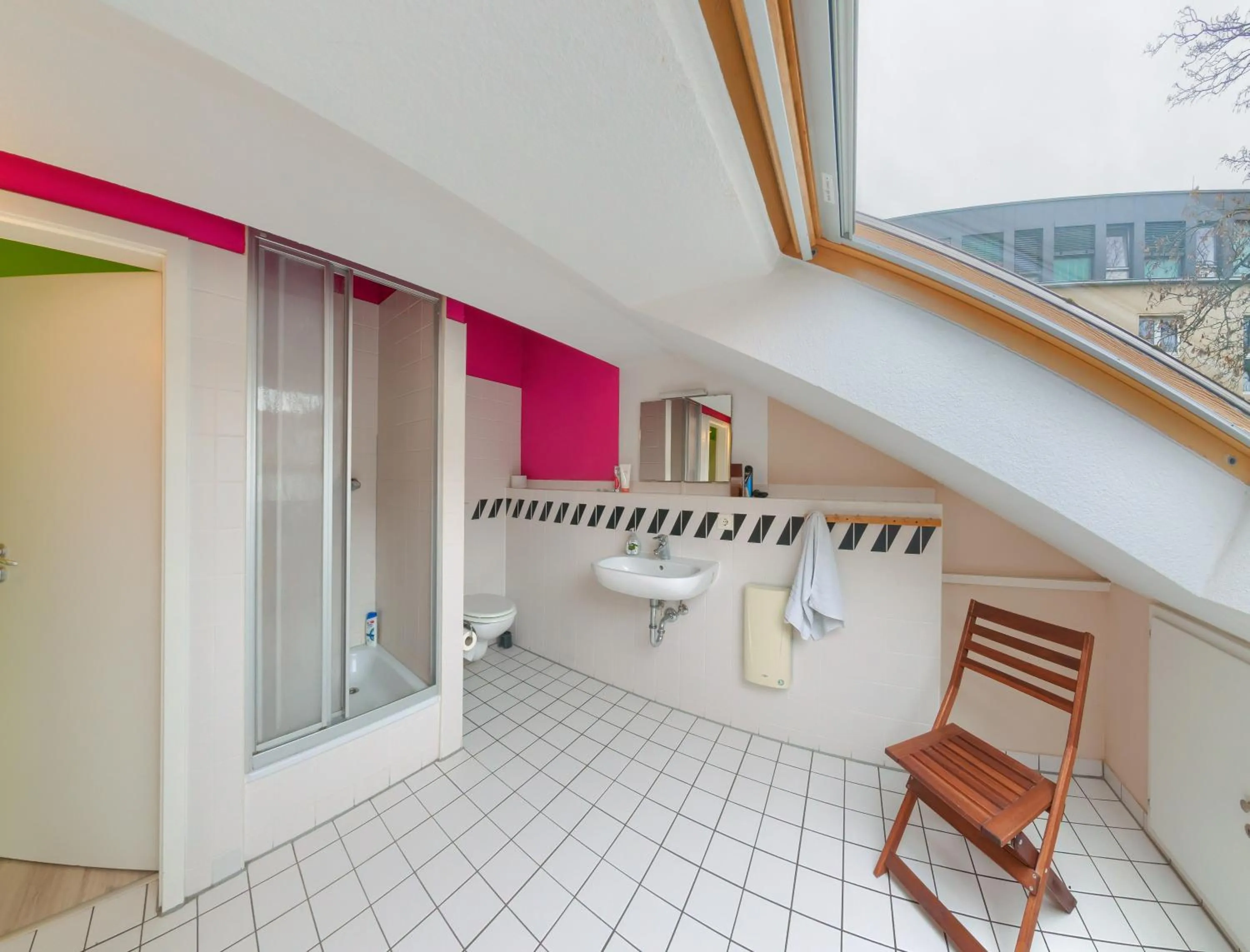 Bathroom in Labyrinth Hostel Weimar