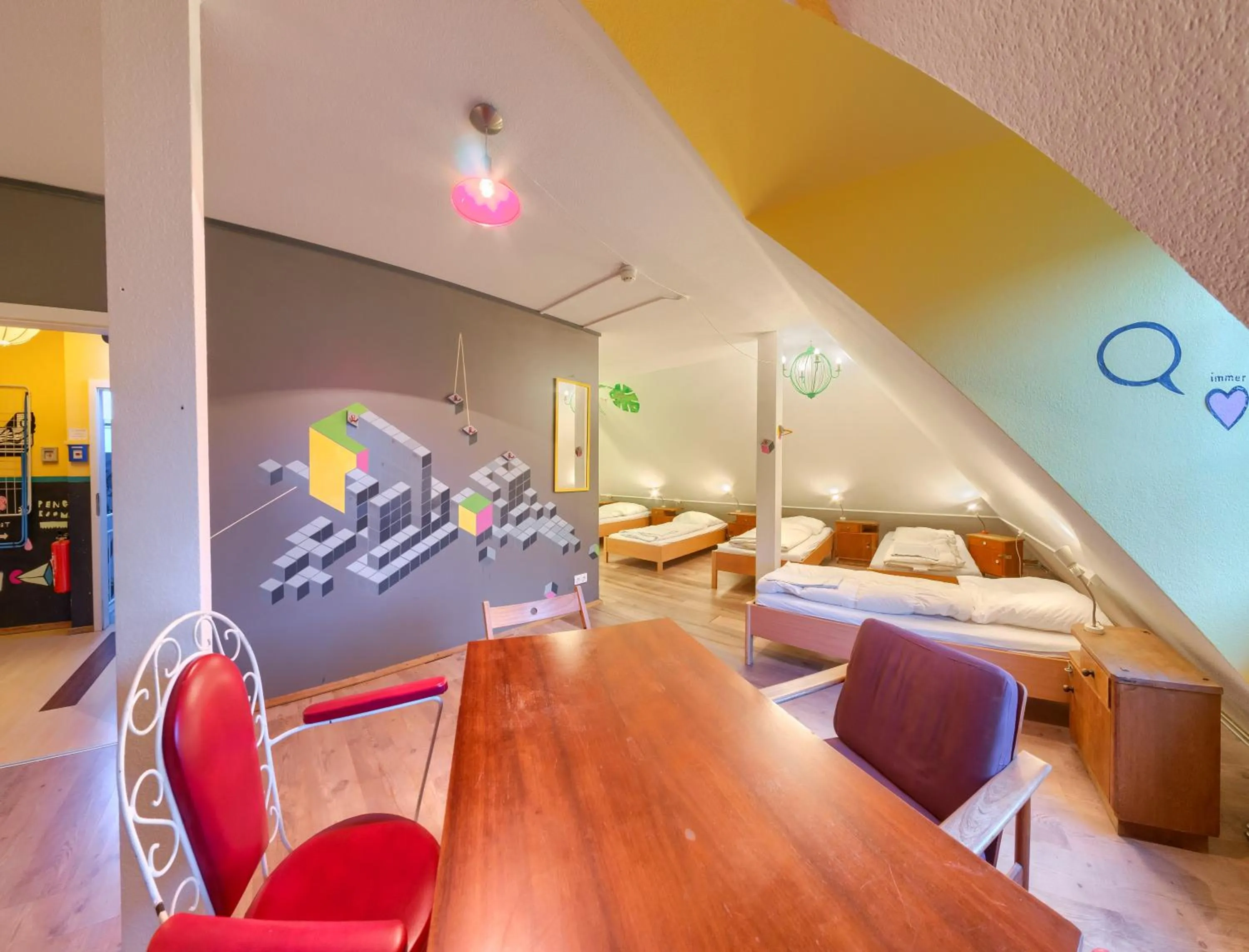 Bed in Labyrinth Hostel Weimar