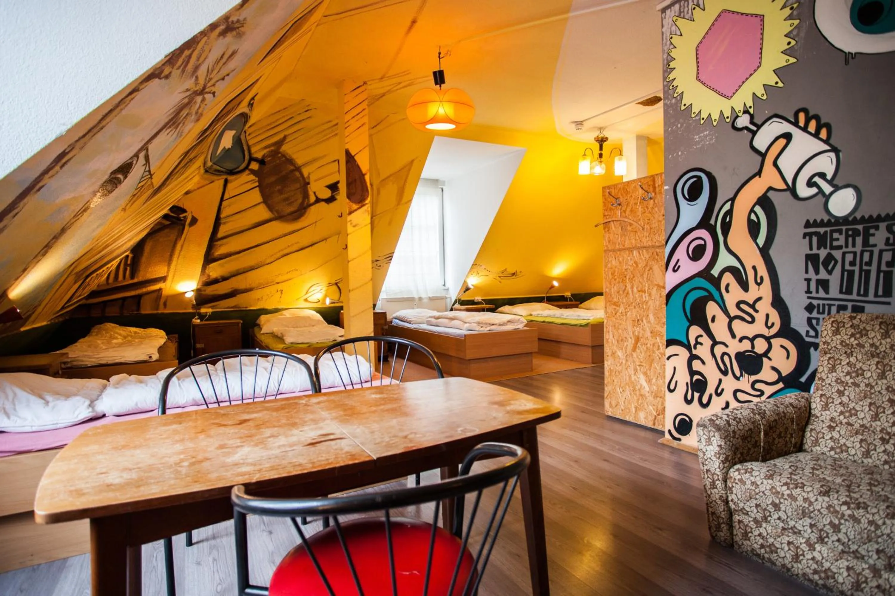 Day in Labyrinth Hostel Weimar