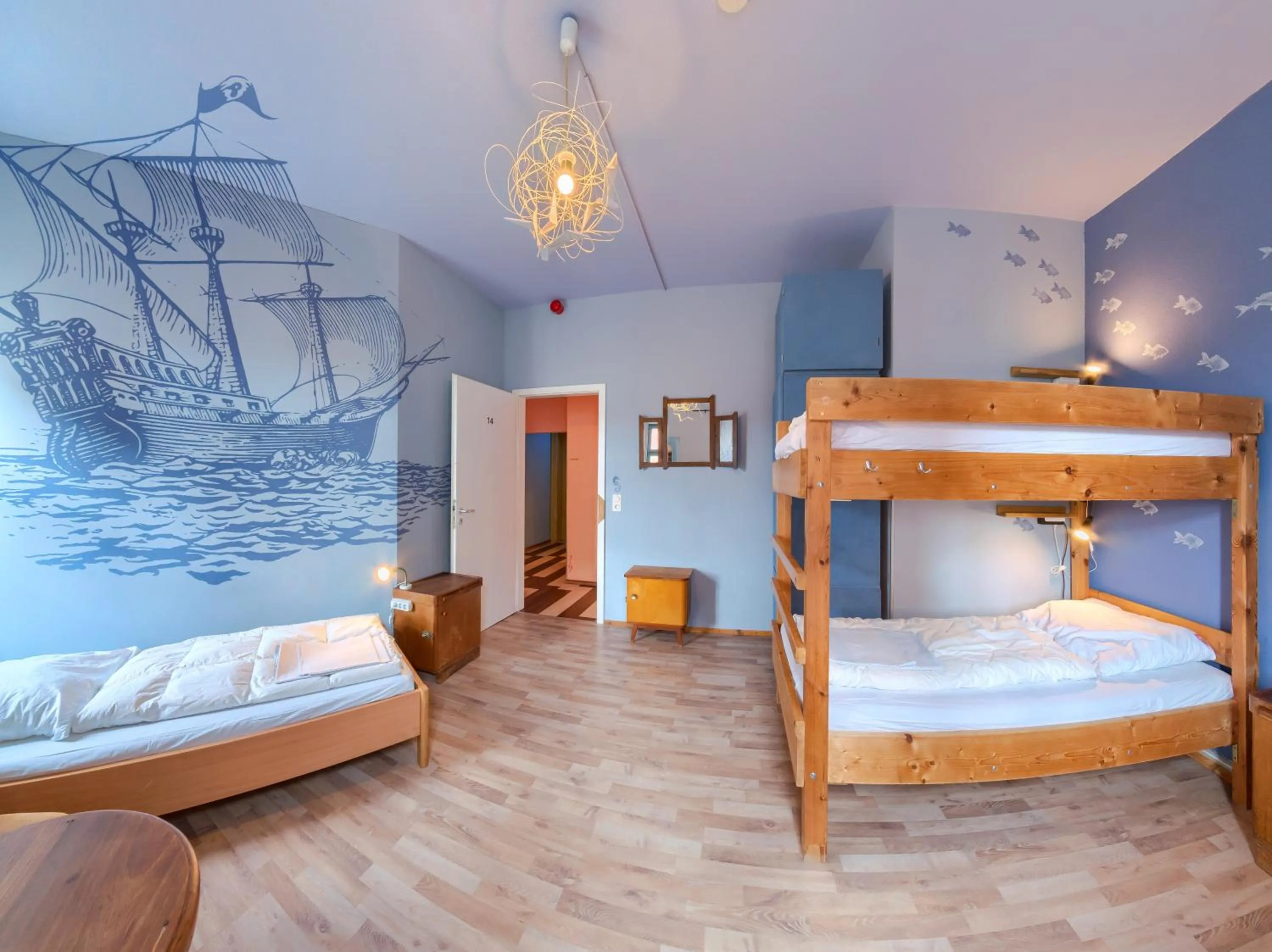 bunk bed, Bed in Labyrinth Hostel Weimar