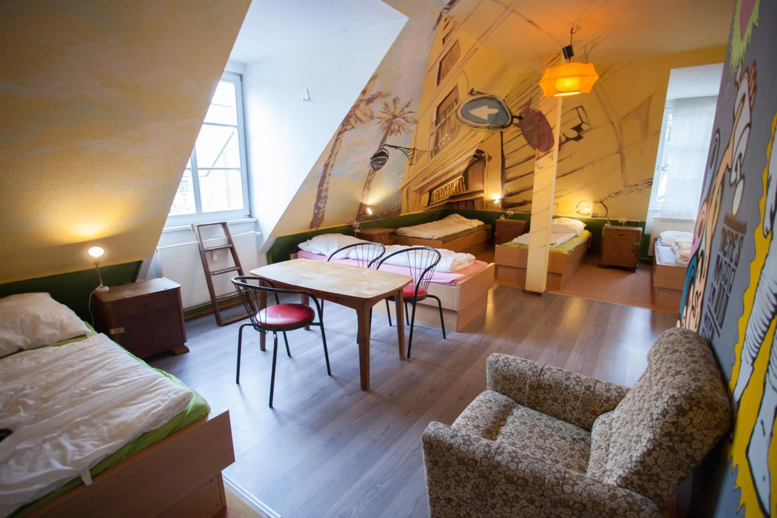 Bed in Labyrinth Hostel Weimar