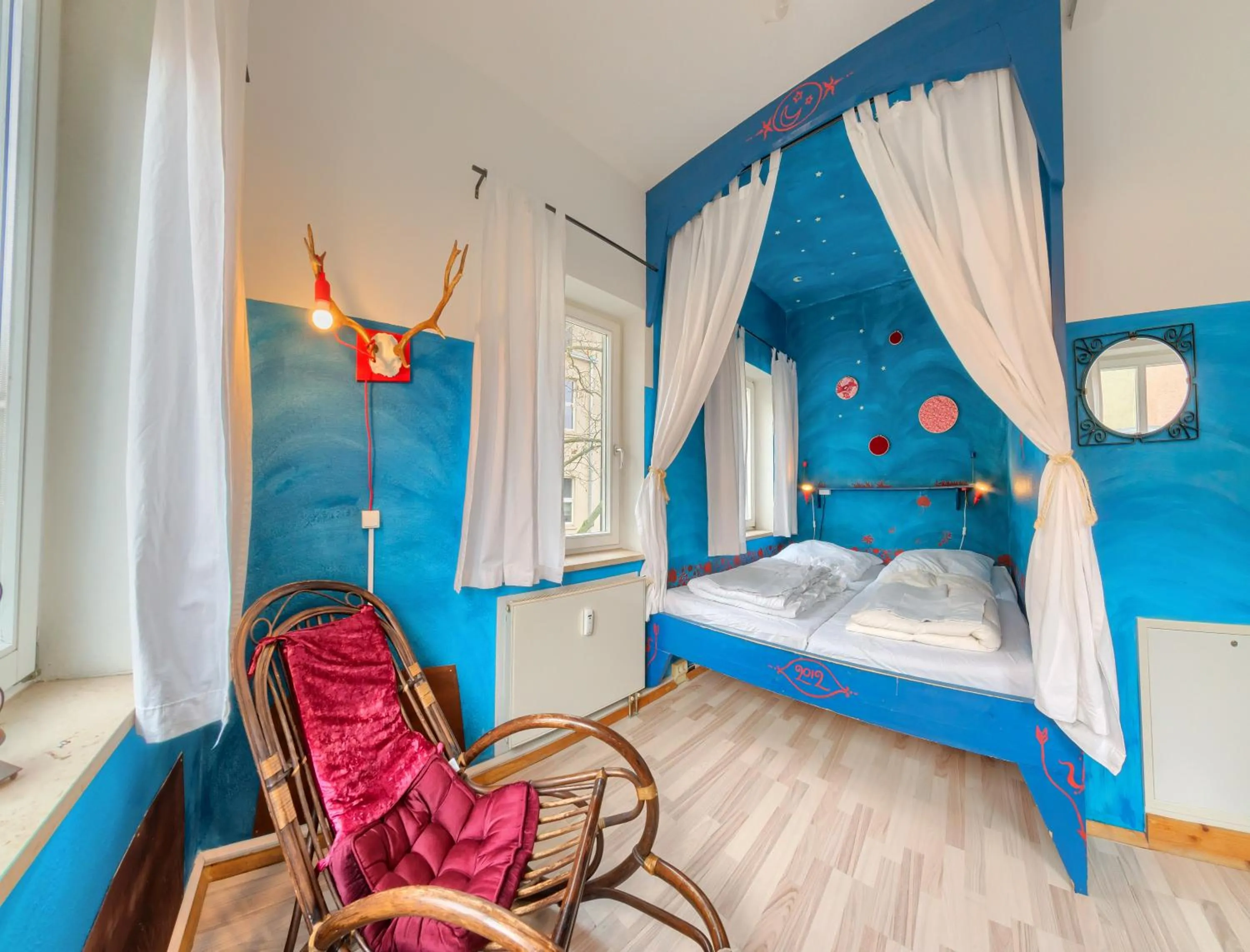 Bed in Labyrinth Hostel Weimar