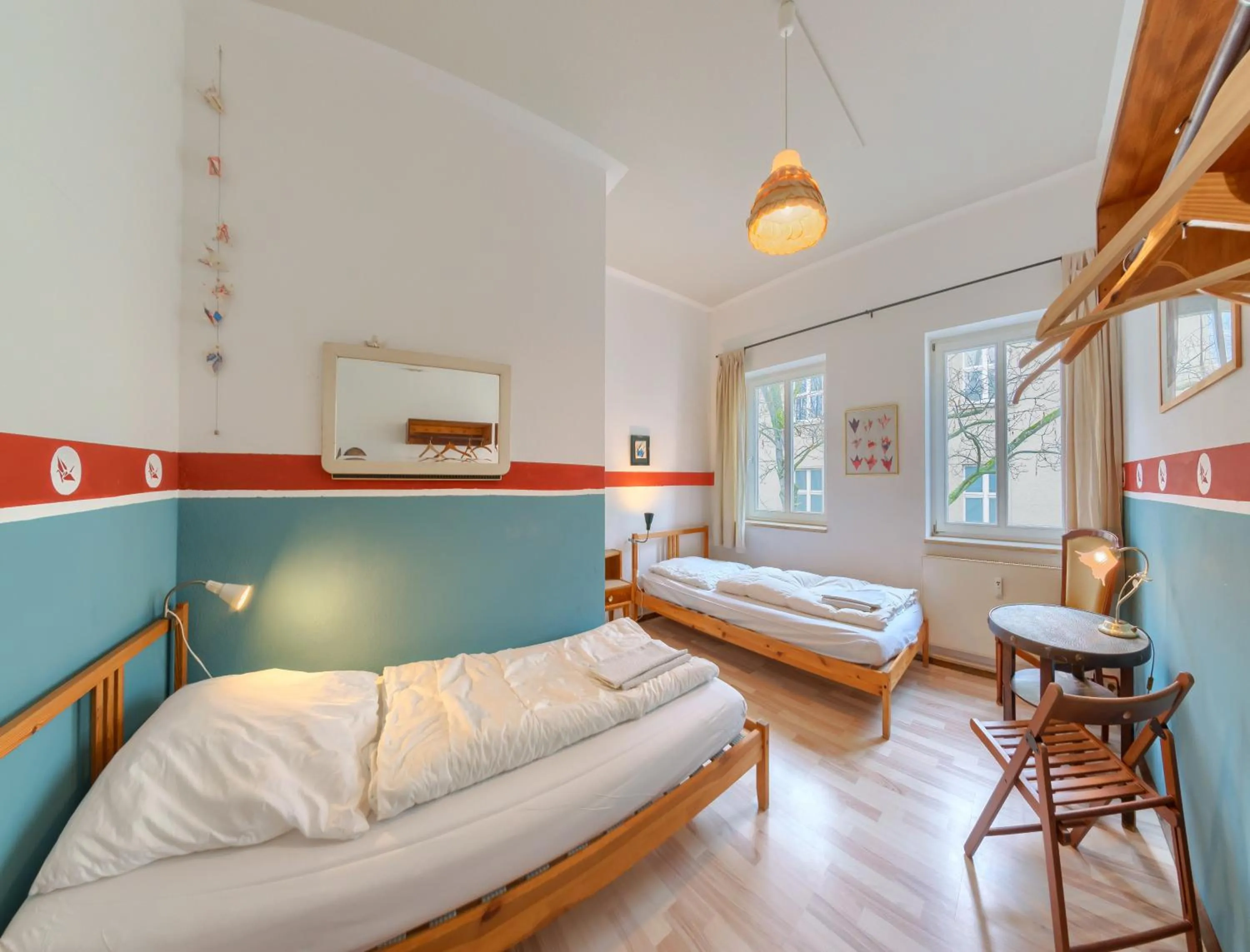 Photo of the whole room, Bed in Labyrinth Hostel Weimar