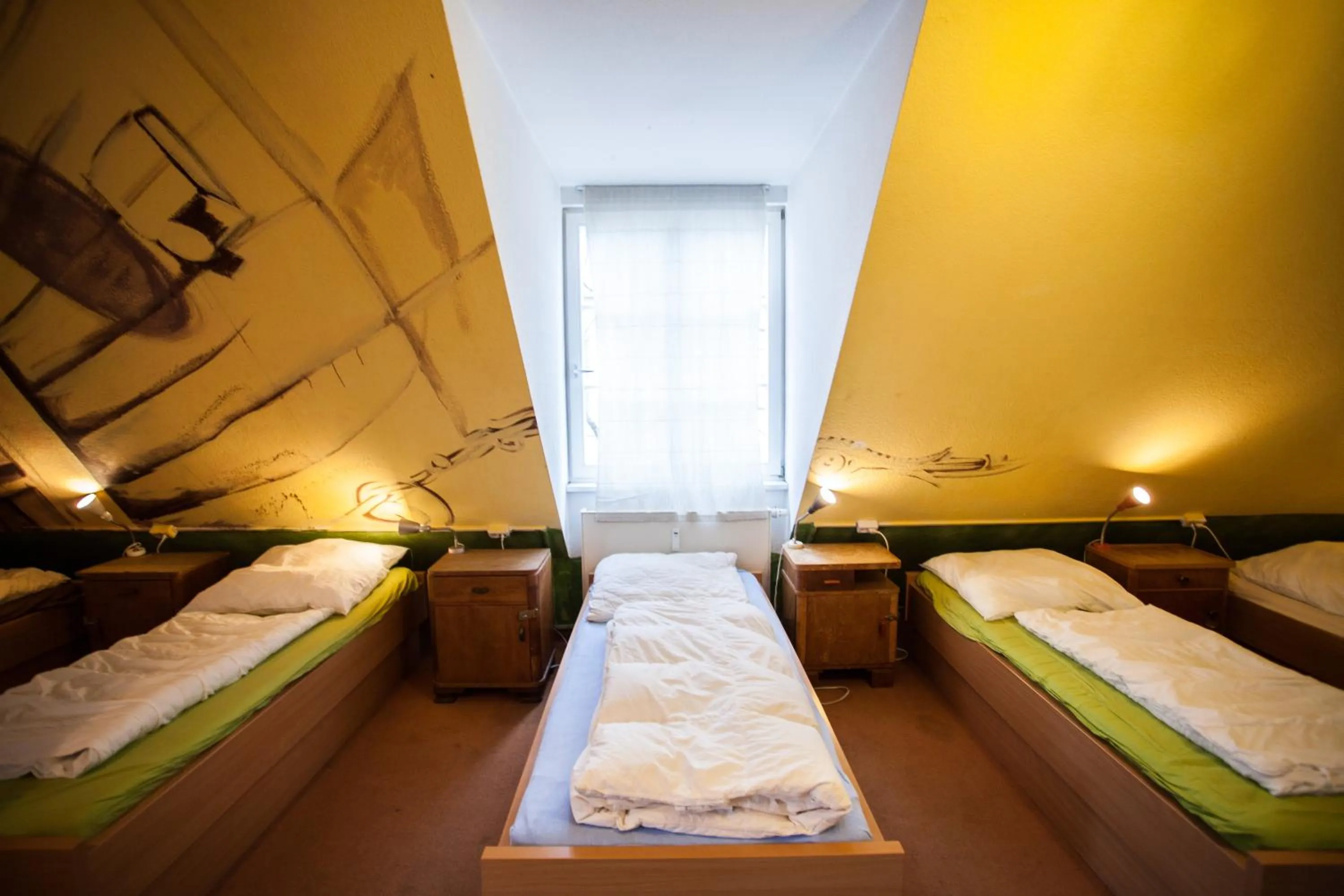 Bed in Labyrinth Hostel Weimar