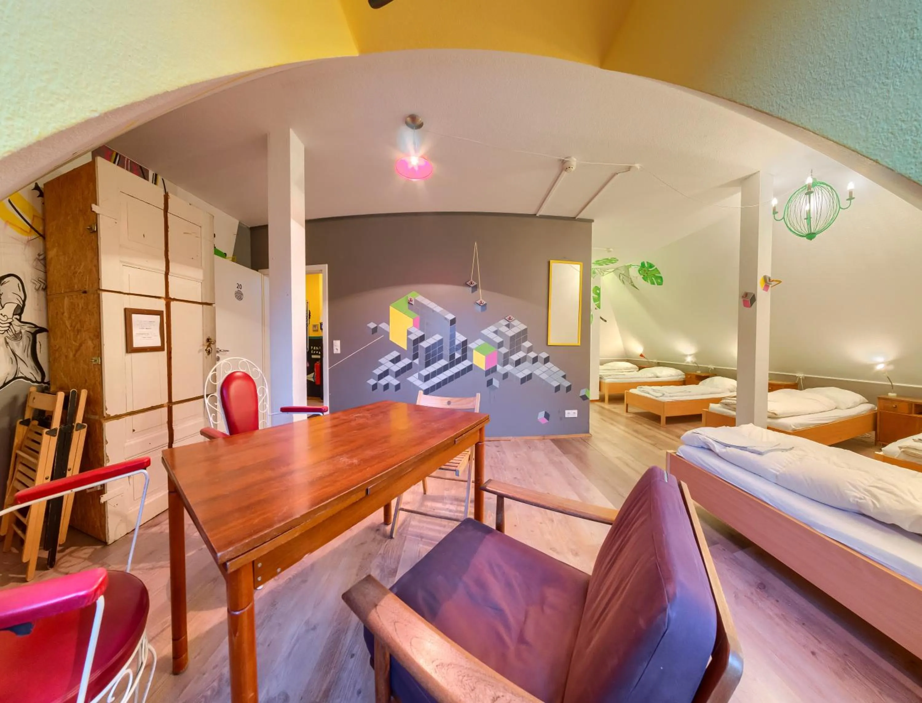 Bed in Labyrinth Hostel Weimar