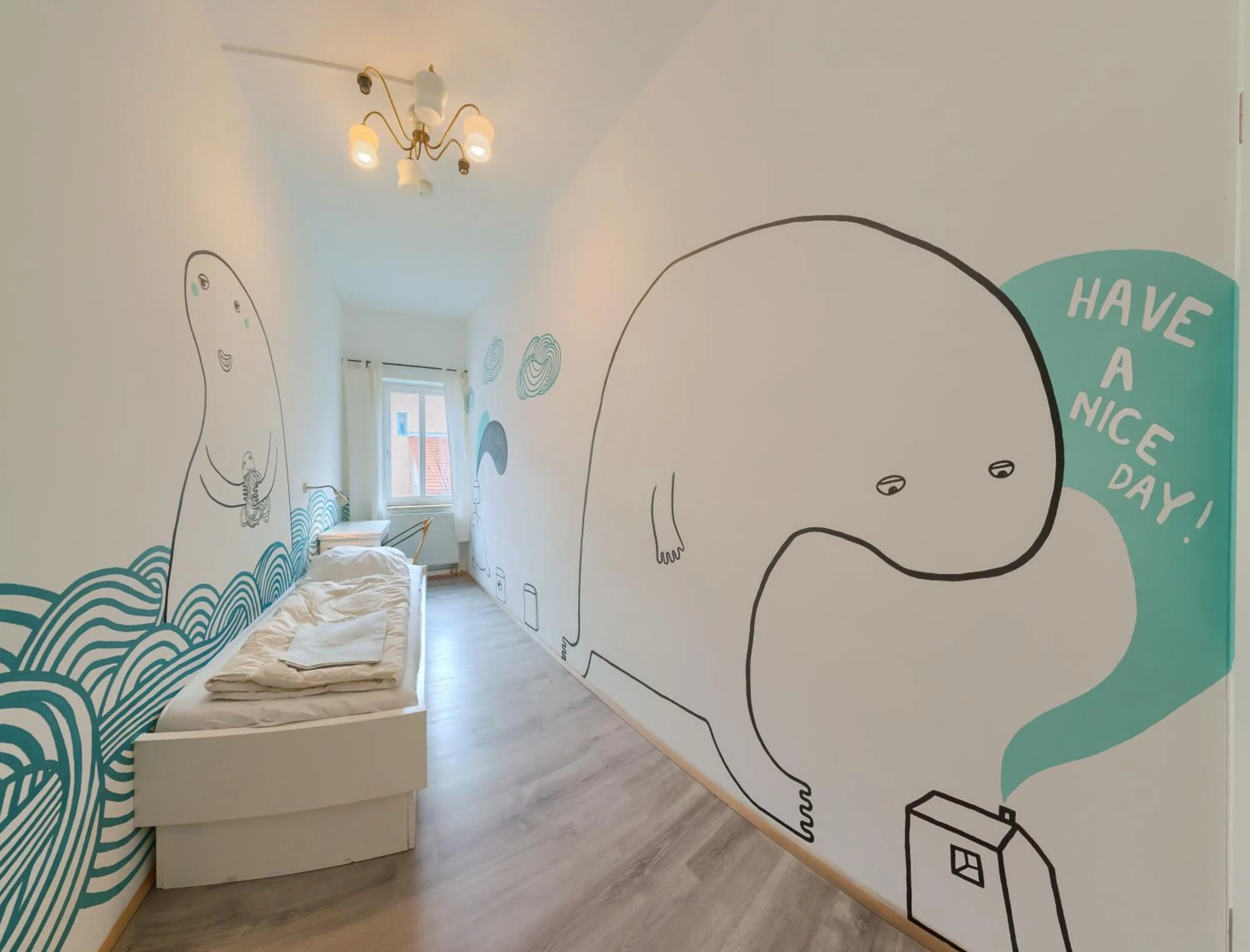 Bed in Labyrinth Hostel Weimar