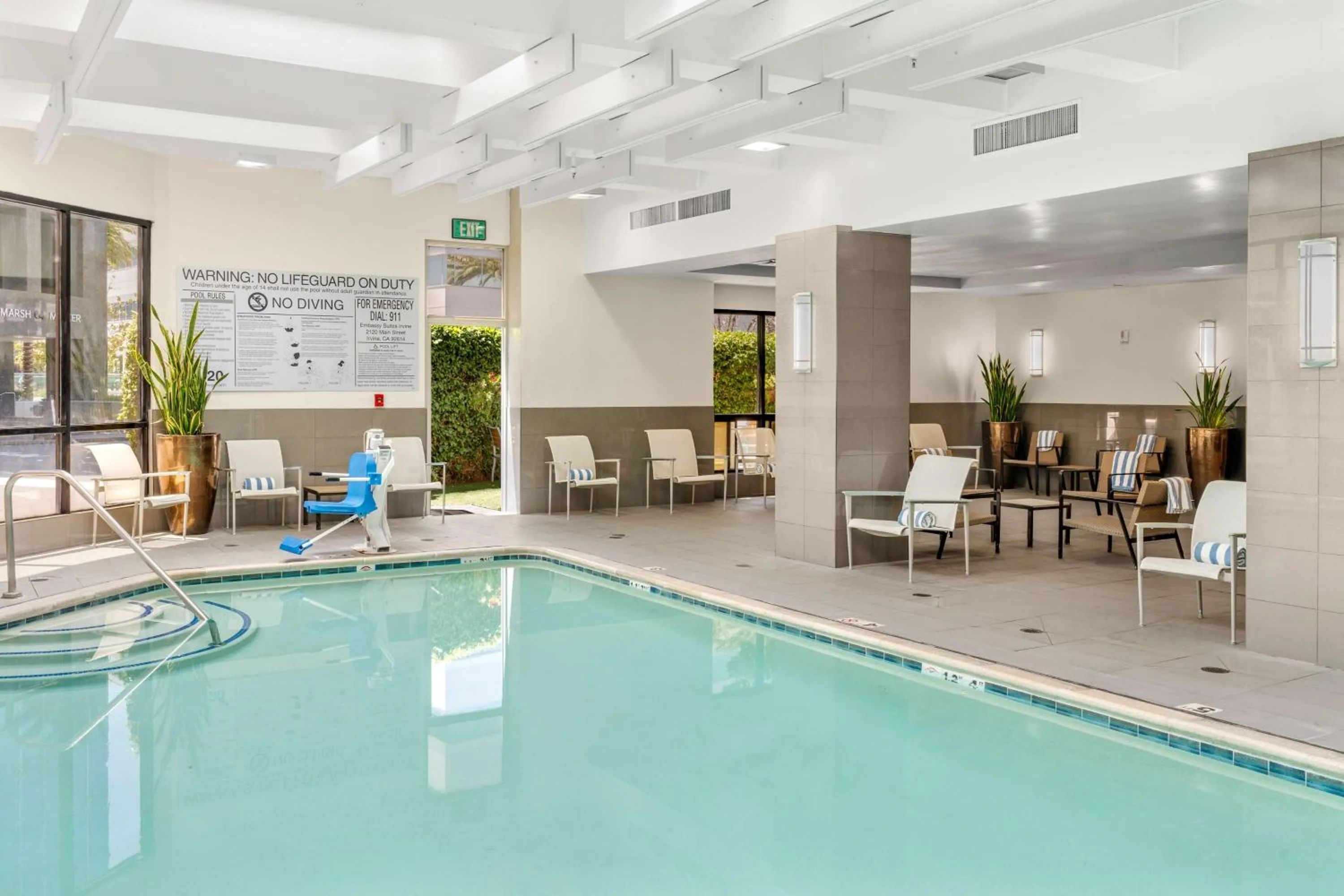 Pool view in Embassy Suites by Hilton Irvine Orange County Airport