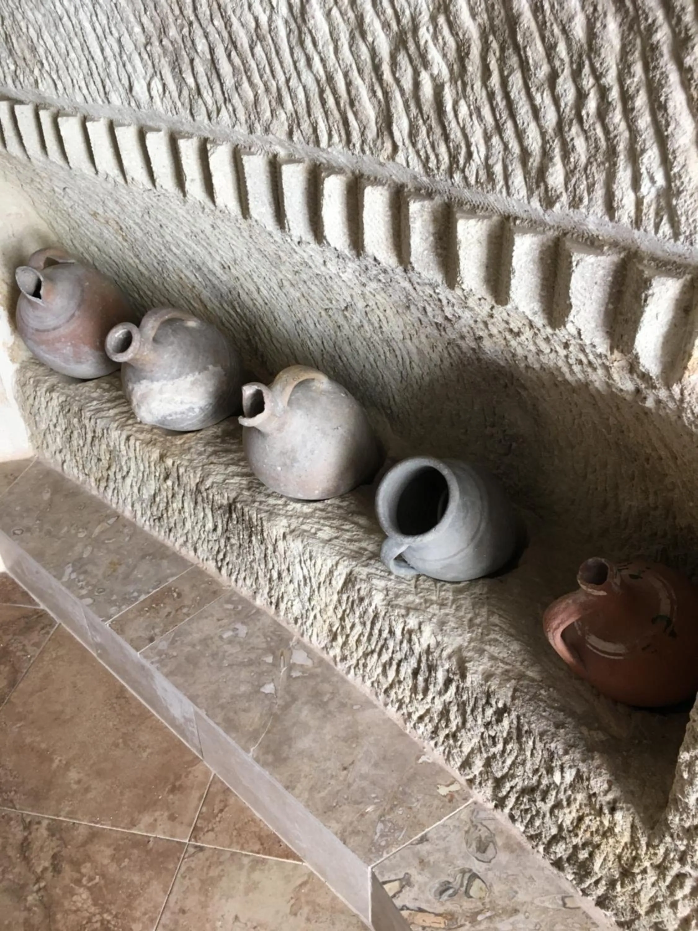 Decorative detail in Demisos Caves Hotel