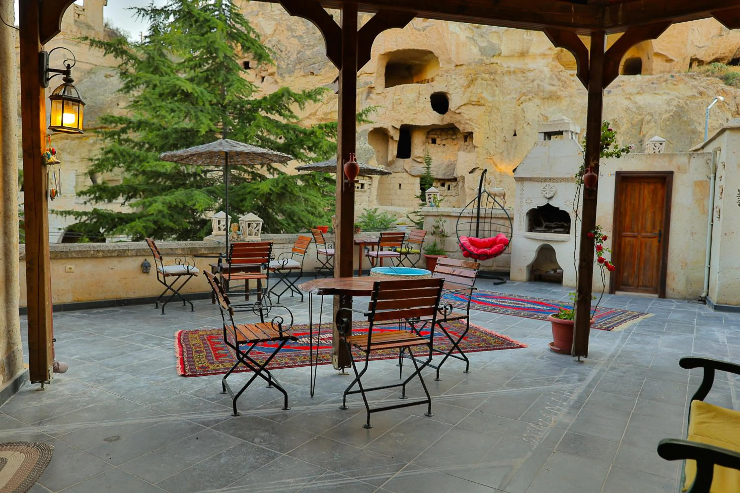 Balcony/Terrace in Demisos Caves Hotel