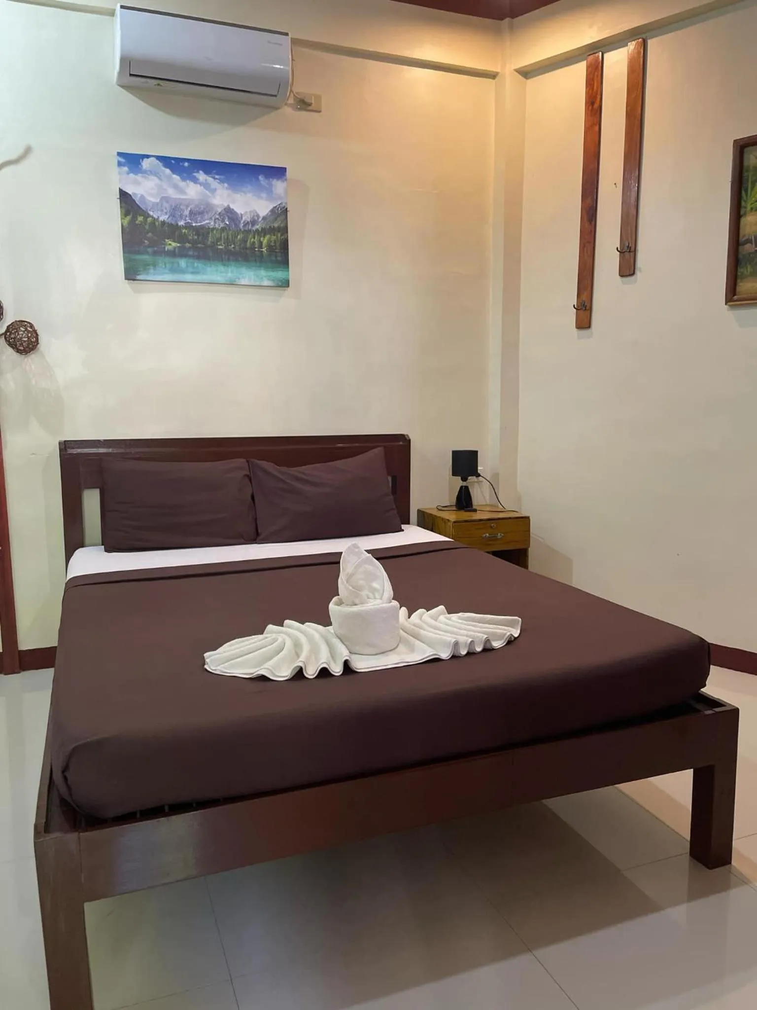 Bed in St. John Island View Pensionne