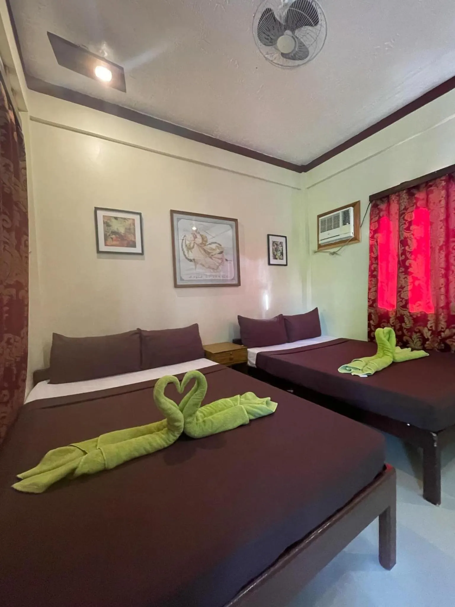 Bed in St. John Island View Pensionne