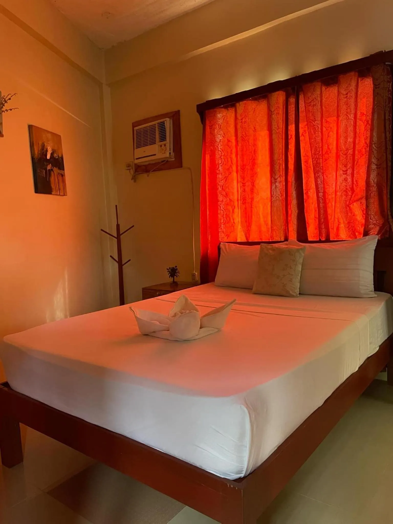 Bed in St. John Island View Pensionne