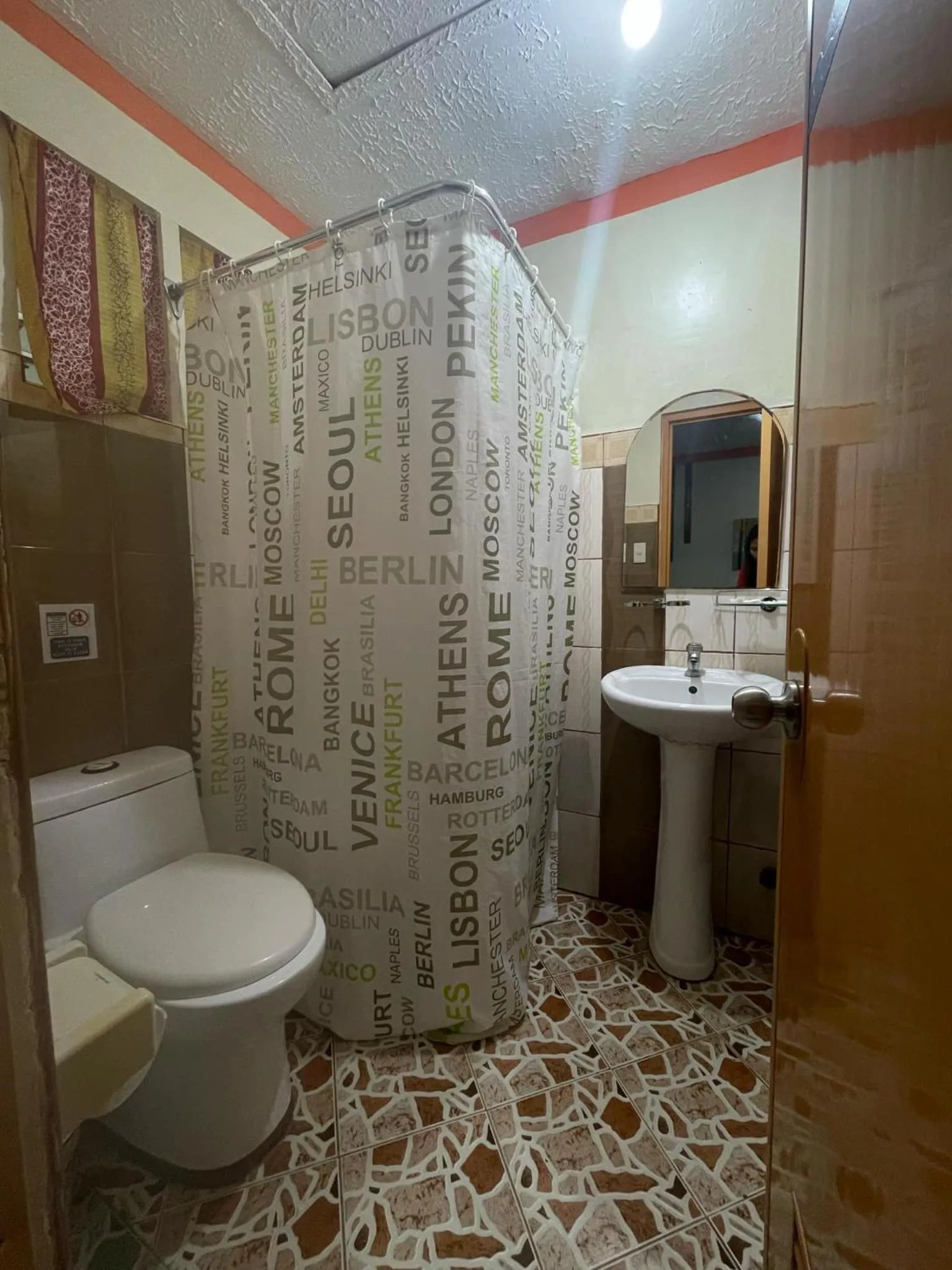 Shower in St. John Island View Pensionne