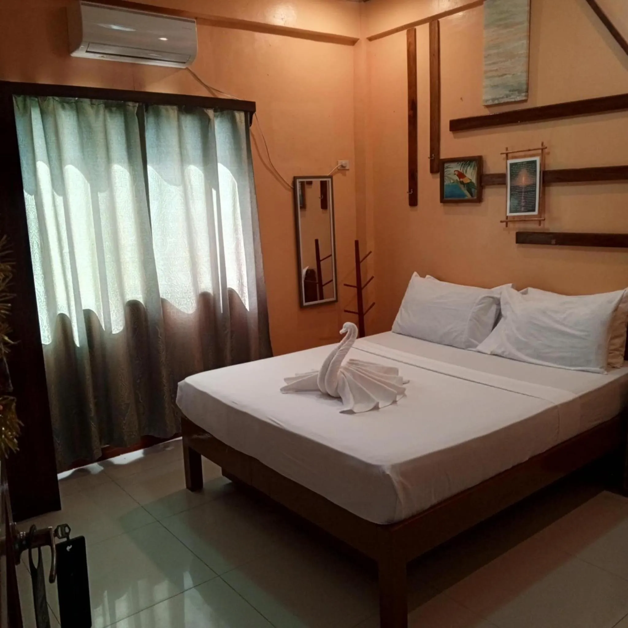 Bed in St. John Island View Pensionne