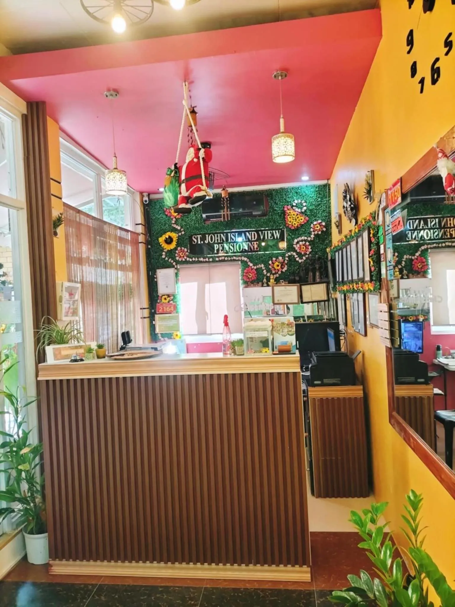 Property building in St. John Island View Pensionne