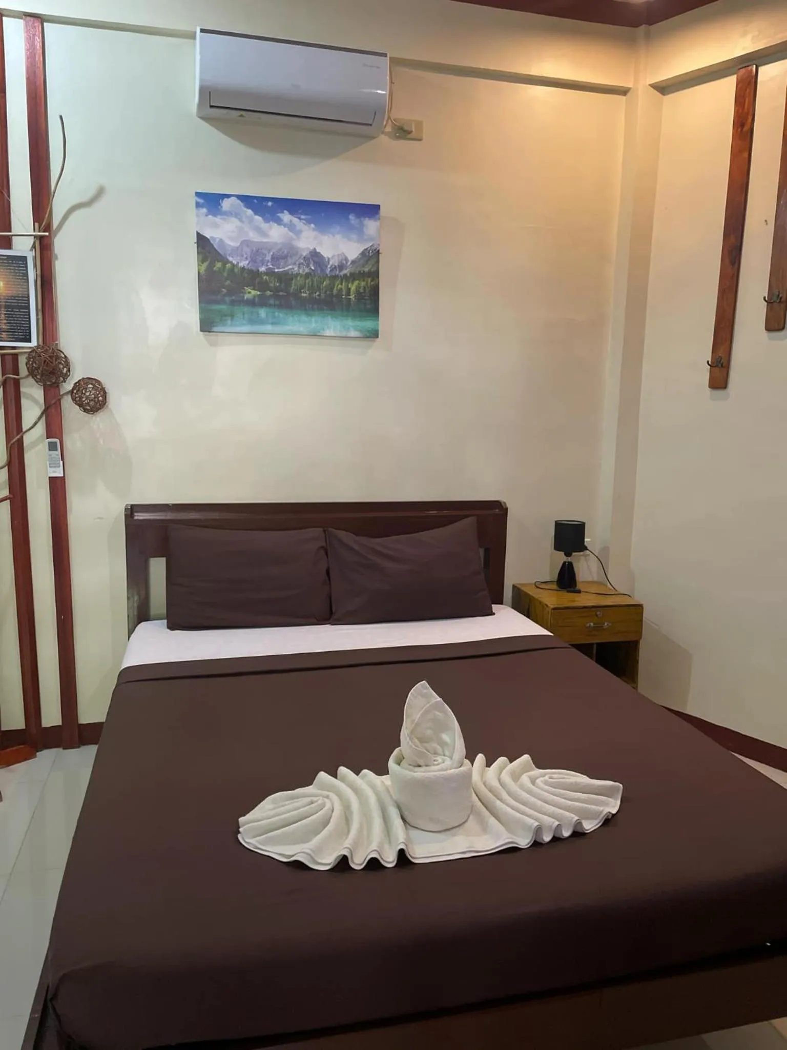 Bed in St. John Island View Pensionne