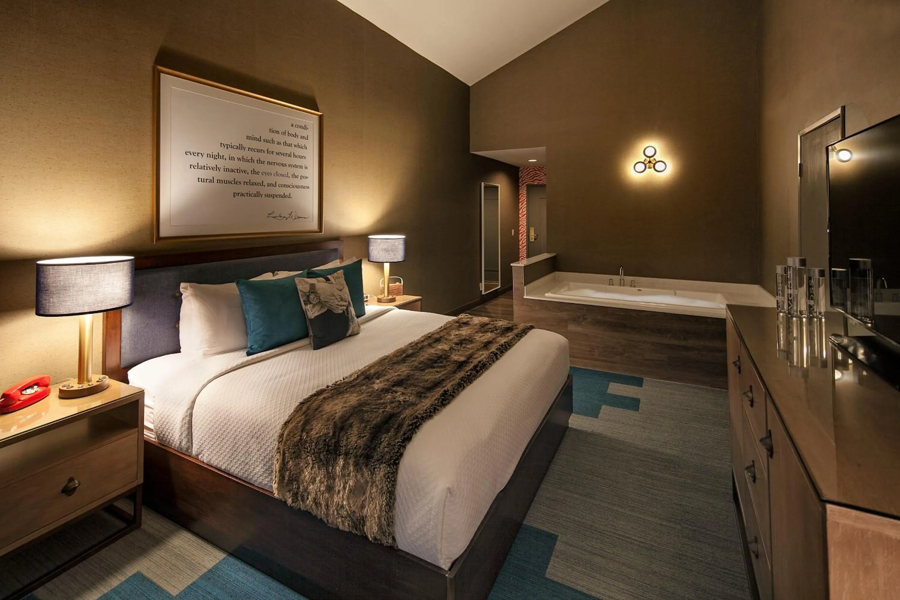 Bed in Hotel Hermosa