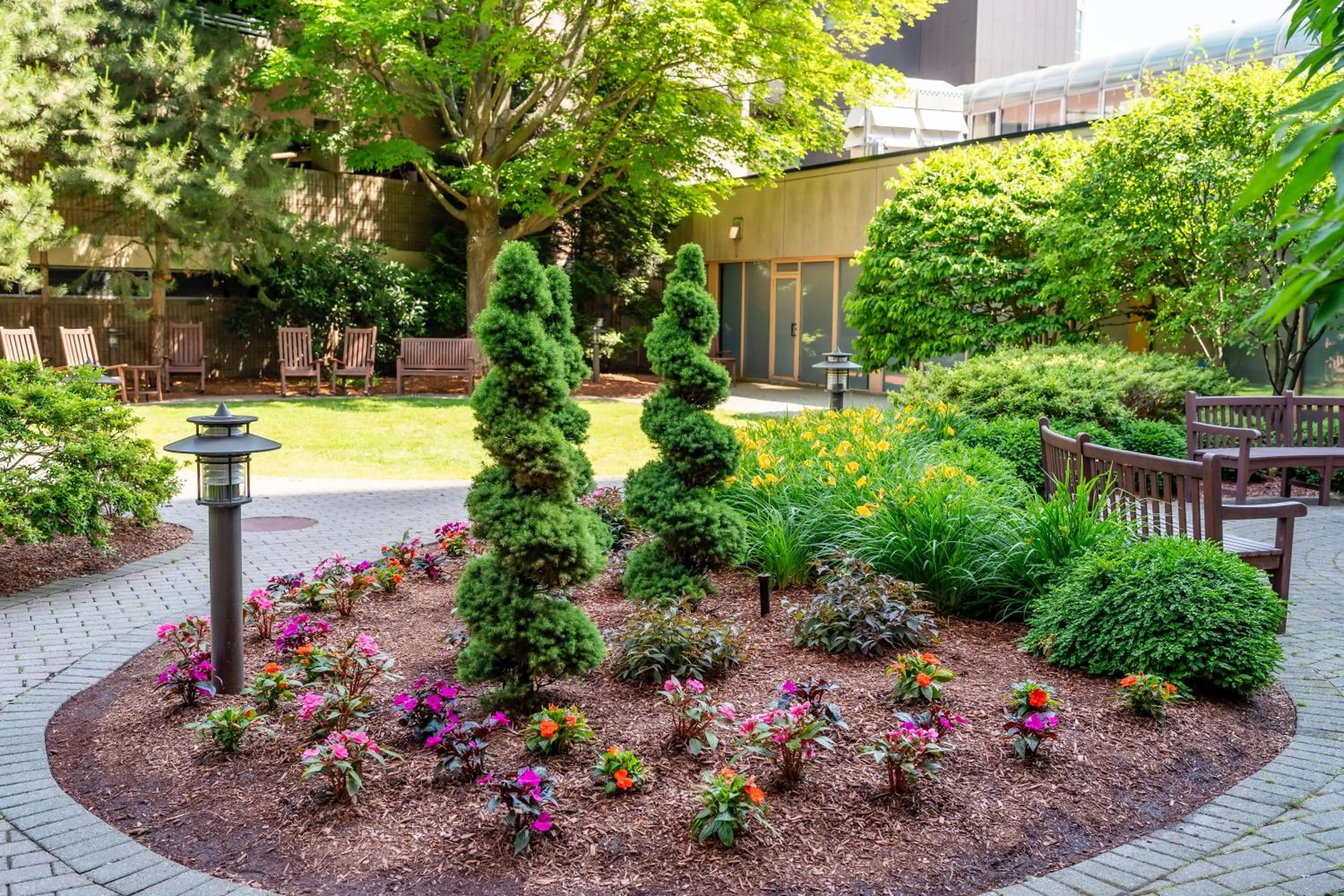 Inner courtyard view in Hyatt Regency Boston/Cambridge