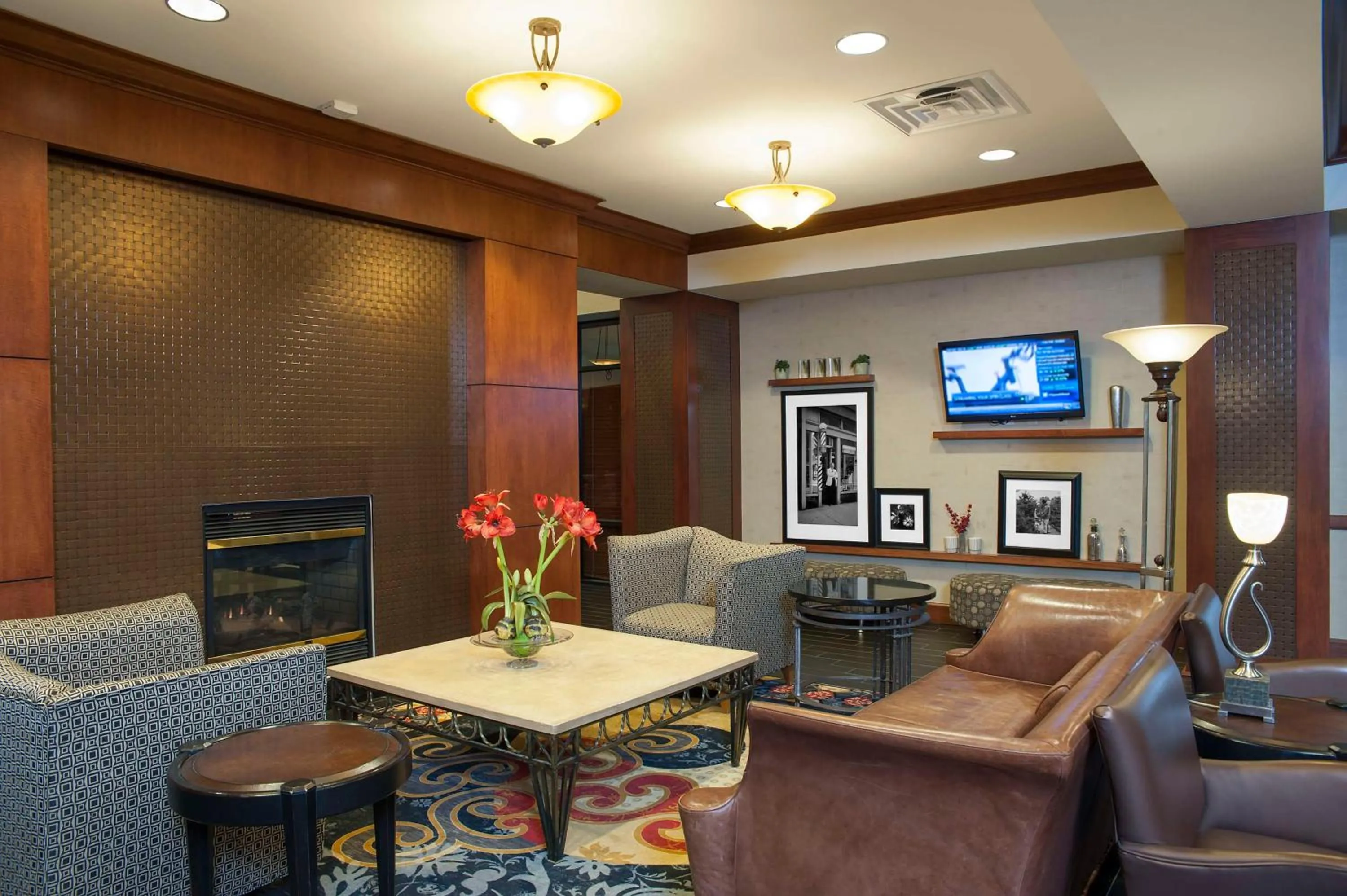 Lobby or reception in Hampton Inn and Suites Indianapolis-Fishers