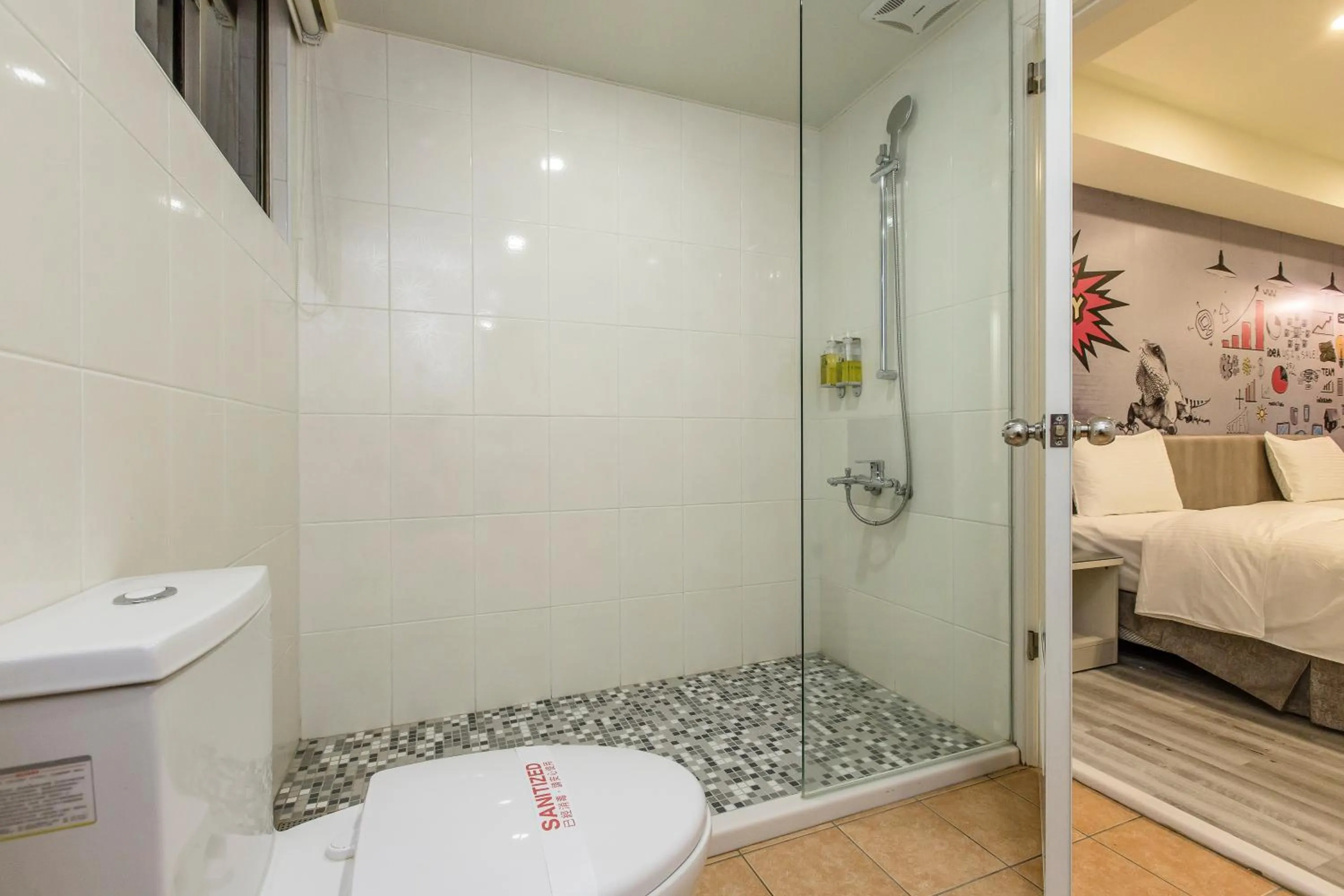 Bed in The Cloud Hotel Zhongli Branch