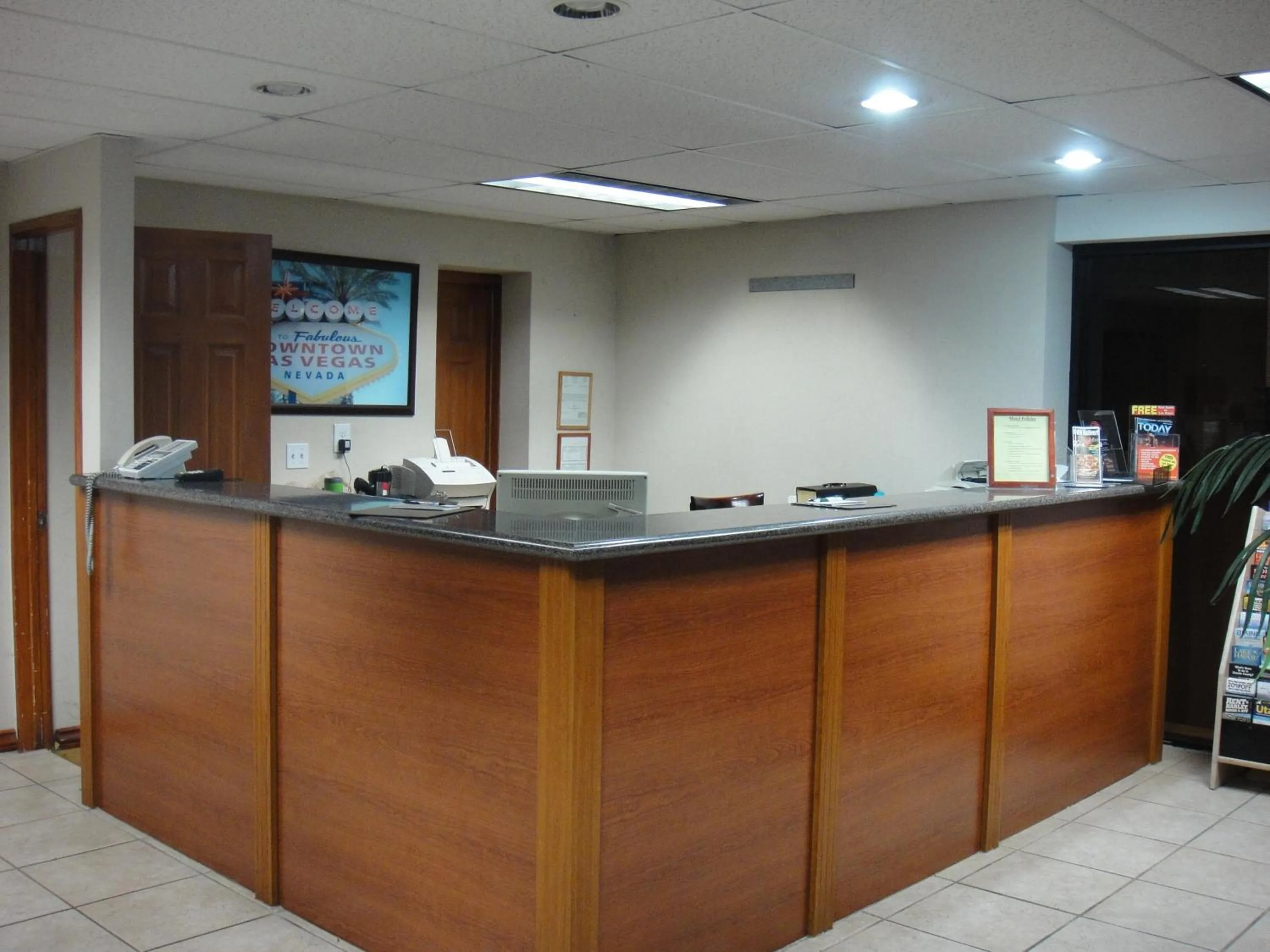 Lobby or reception in City Center Motel