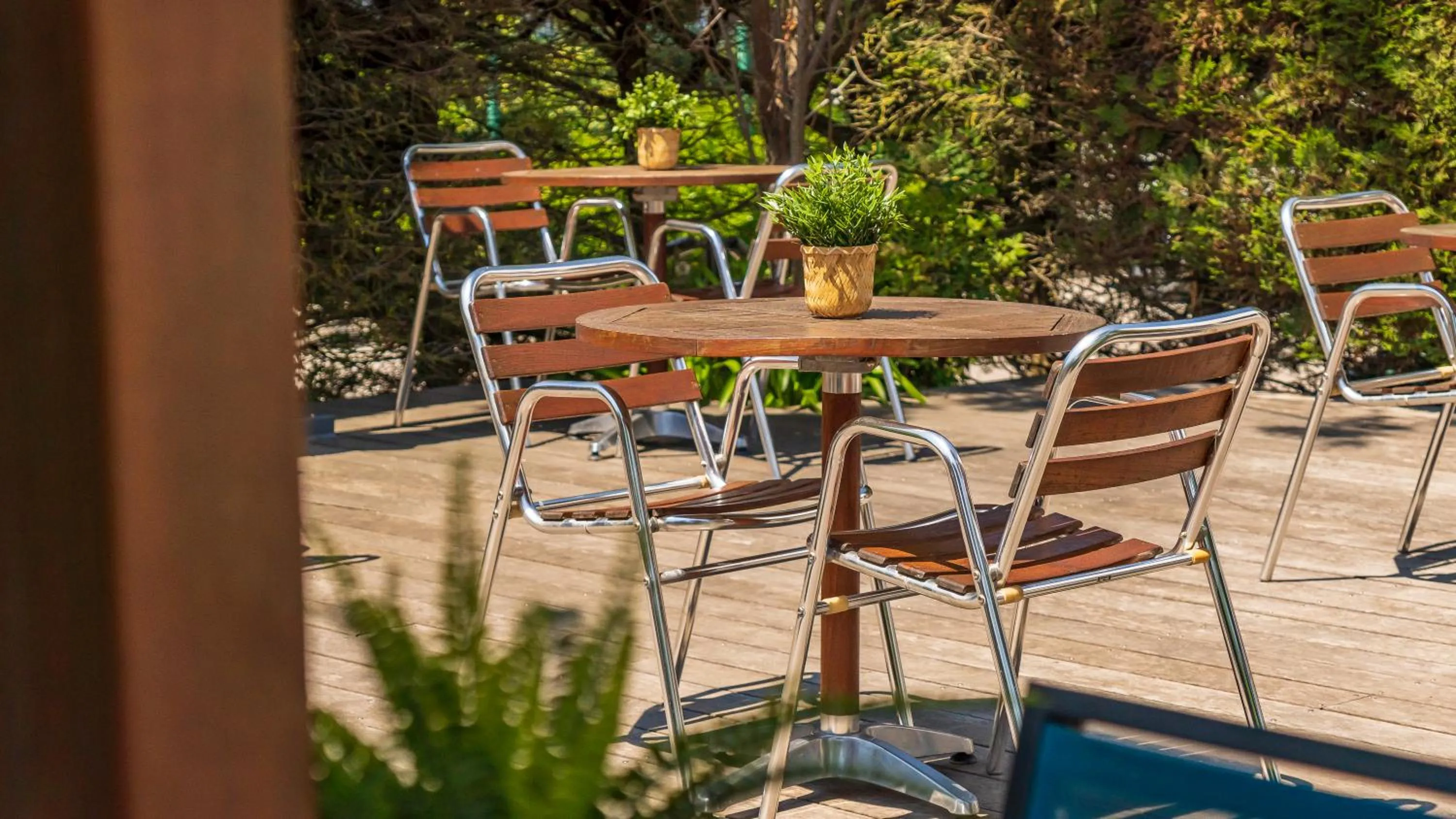 Patio in Hotel Europe