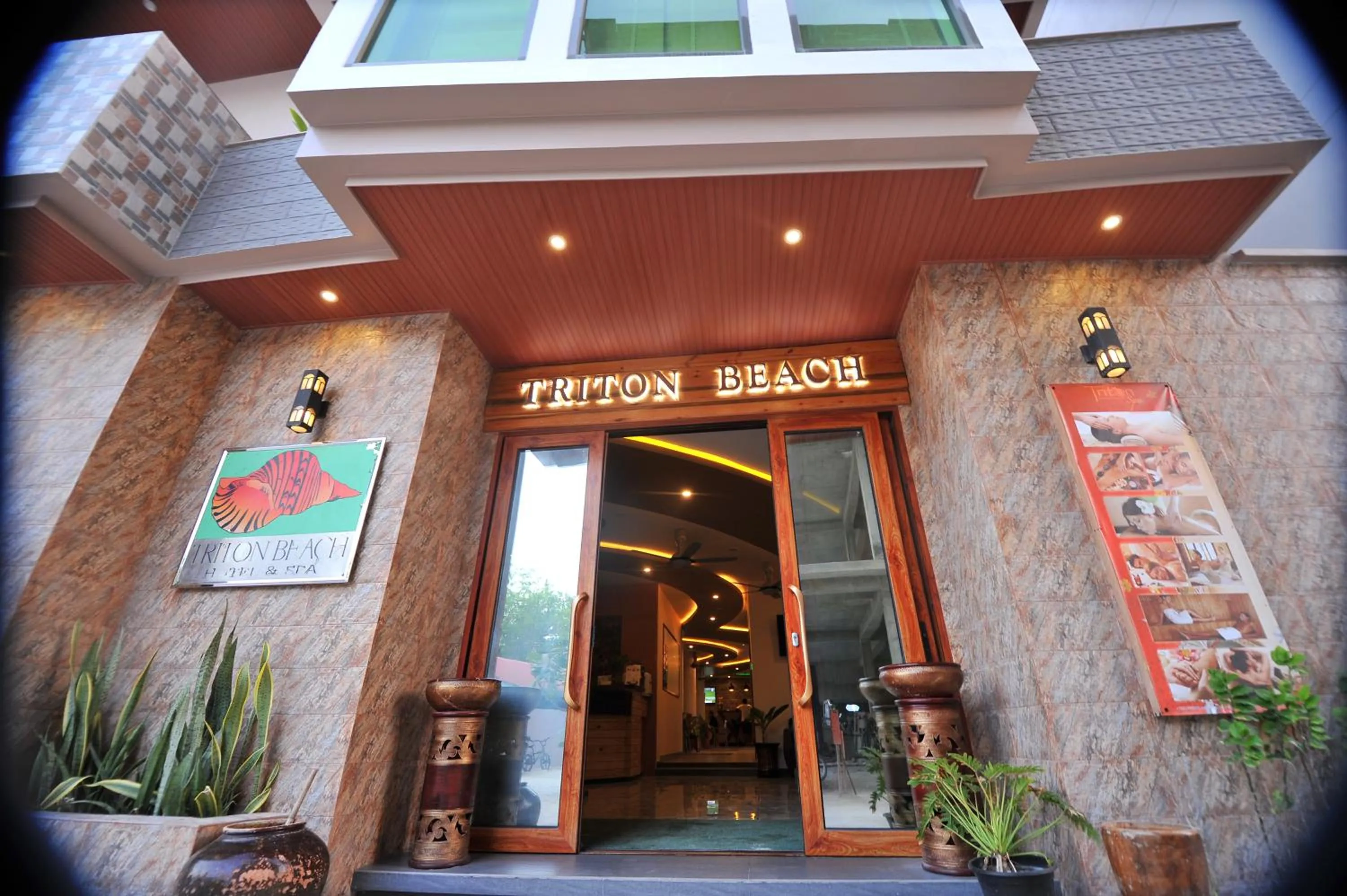 Facade/entrance in Triton Beach Hotel & Spa