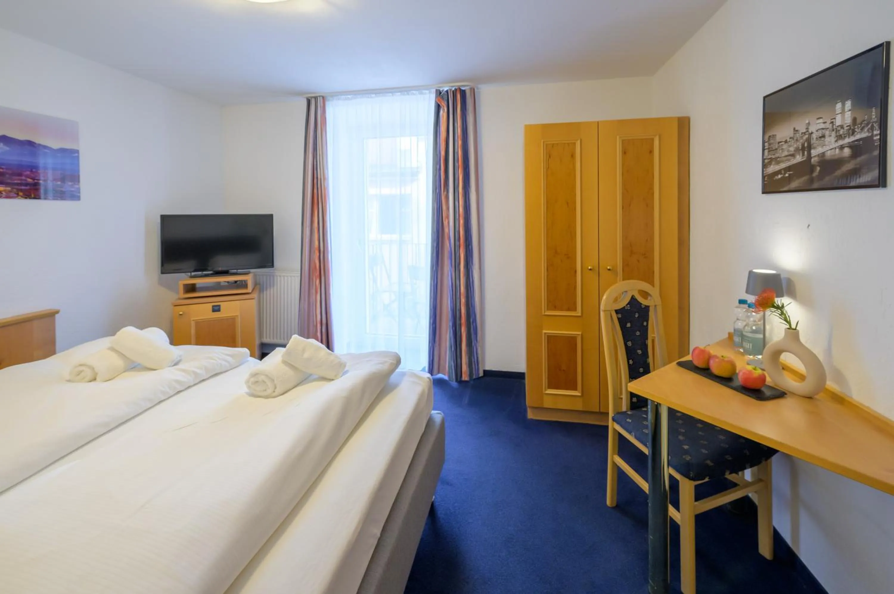 Bed in Hotel Pension Margit