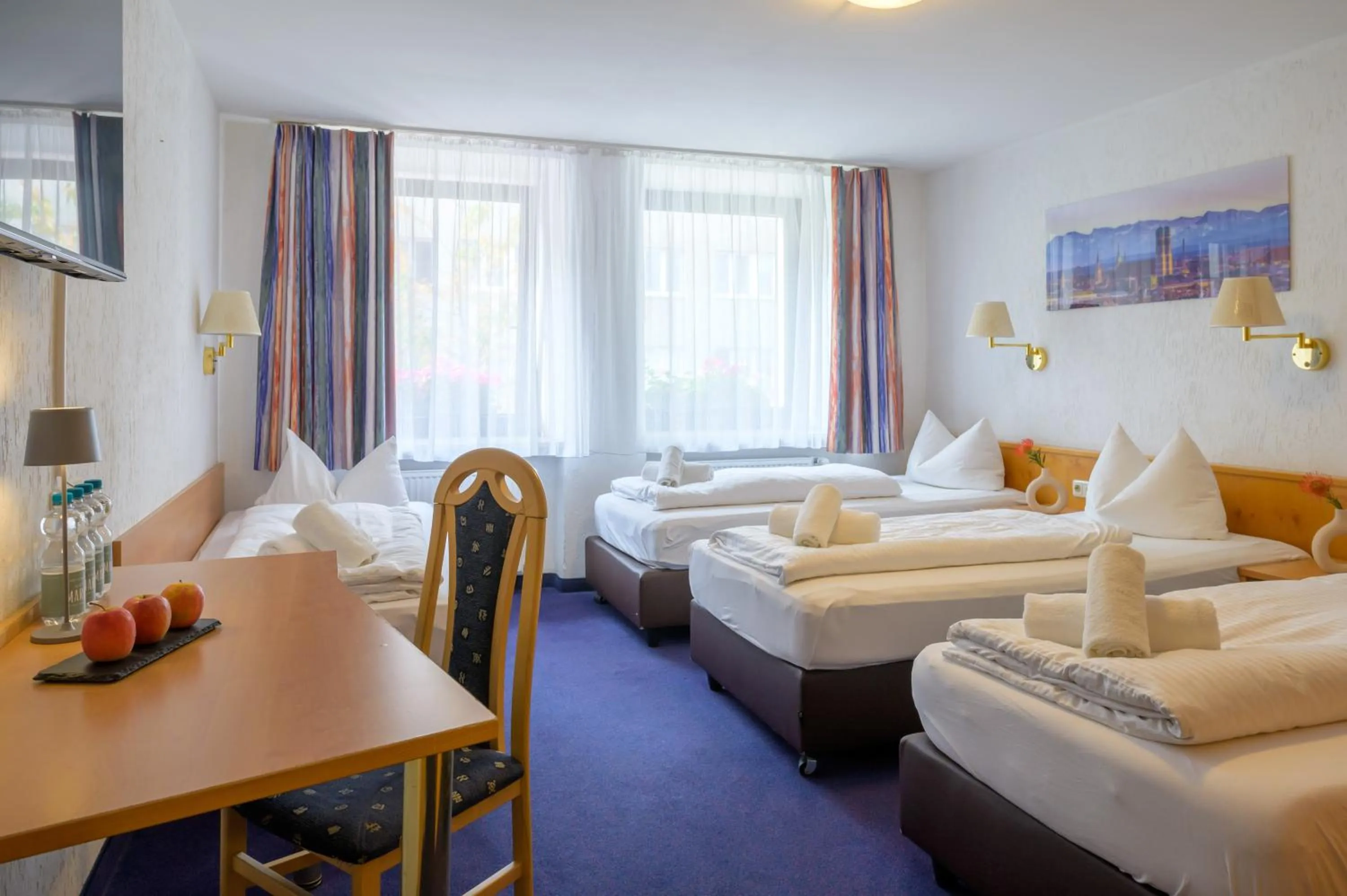 Bed in Hotel Pension Margit