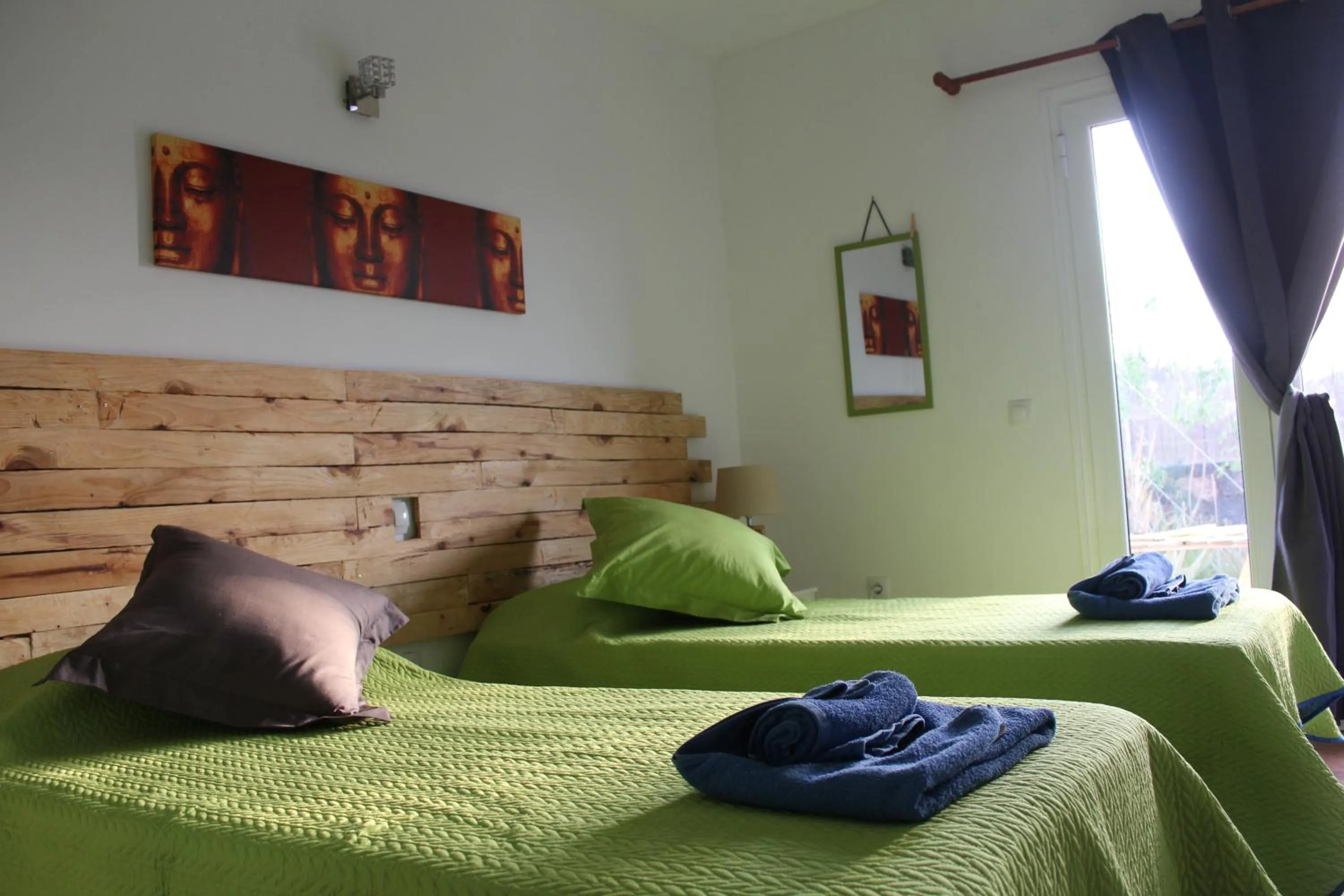 Bed in Da Mata Kite&Surf House