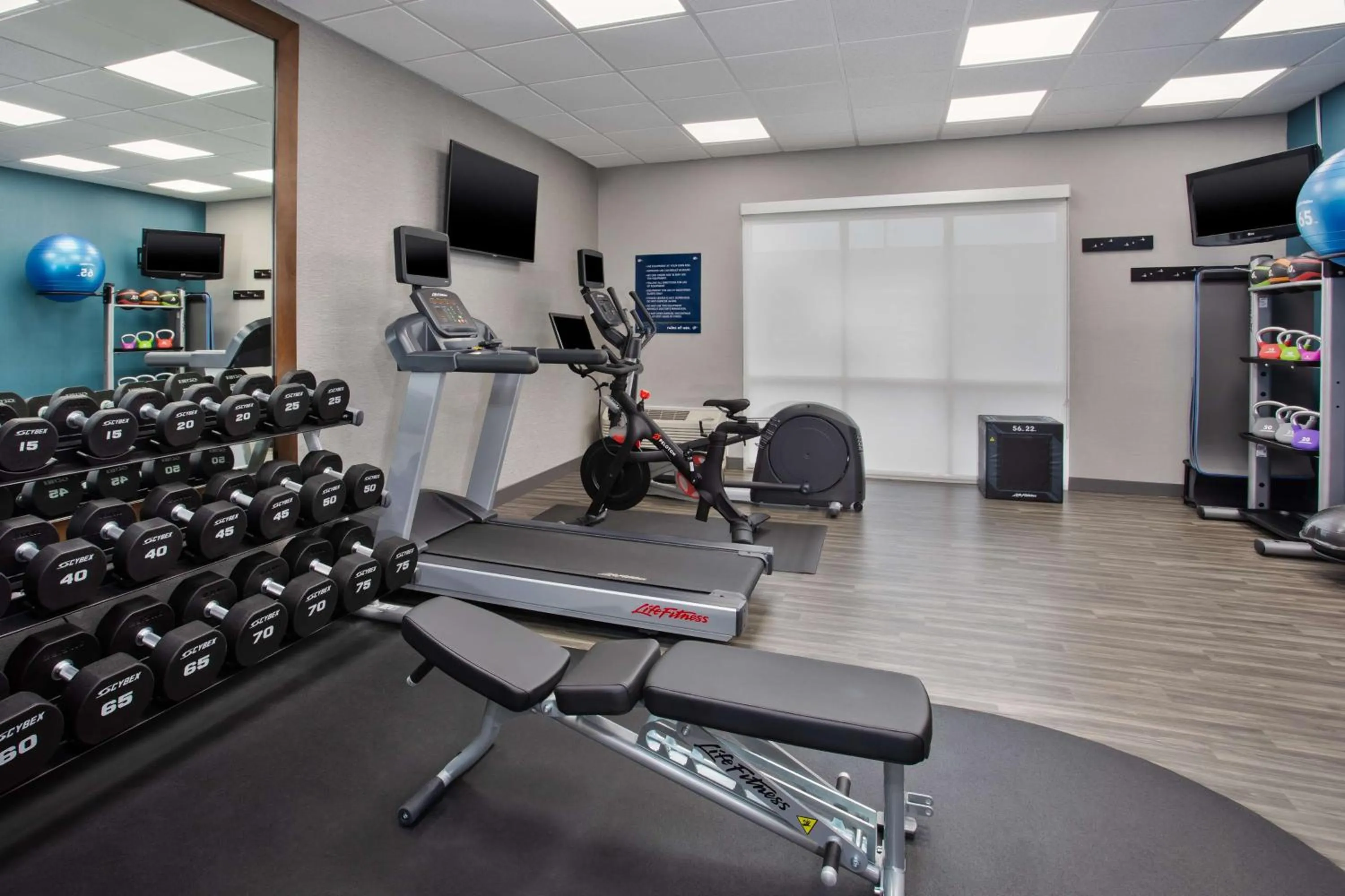 Fitness centre/facilities in Hampton Inn & Suites Cape Coral / Fort Myers