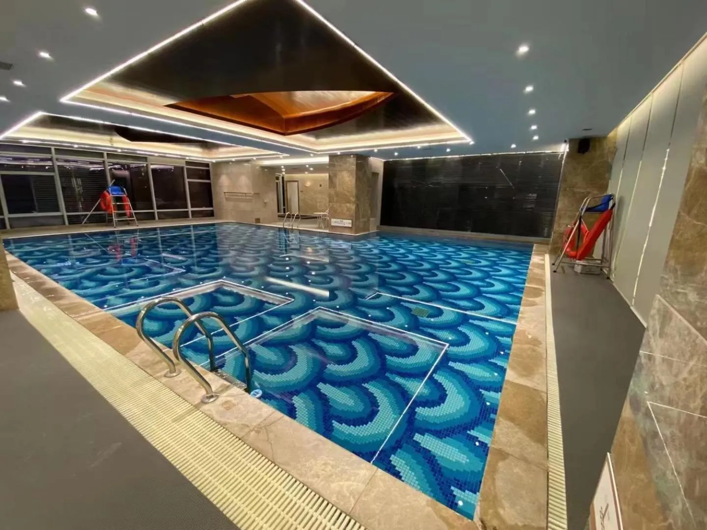 Pool view in Leeden Hotel Guangzhou