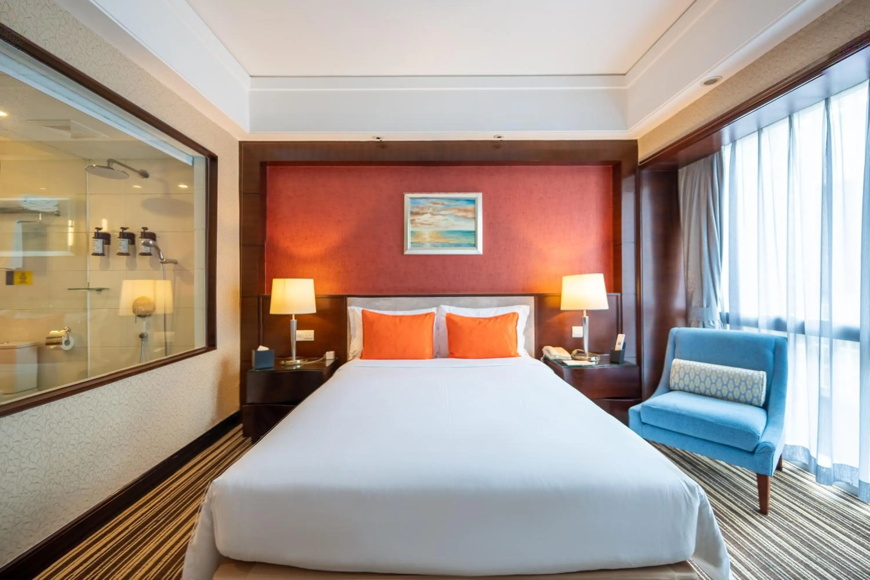 Bedroom, Bed in Leeden Hotel Guangzhou