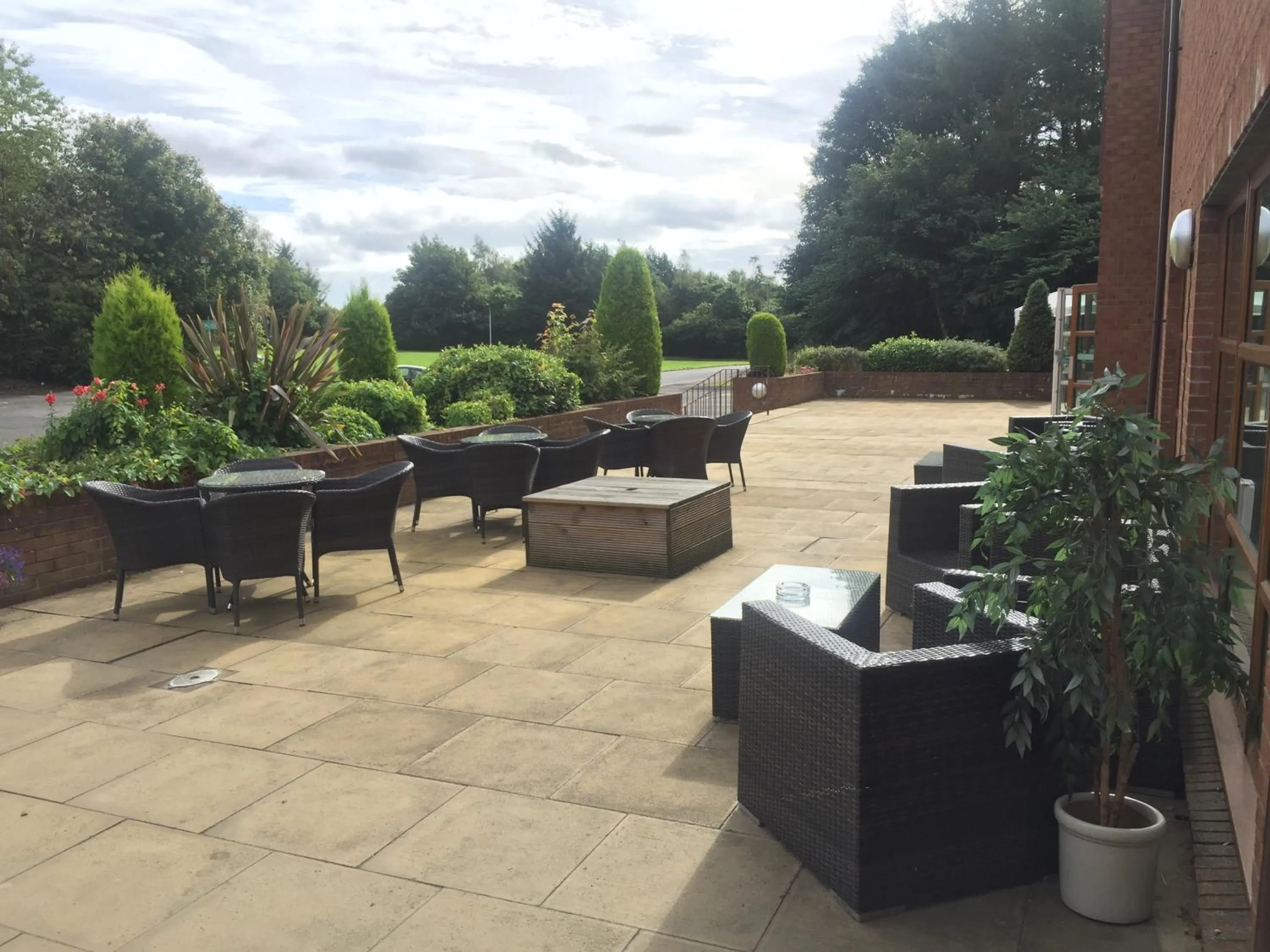 Garden in The Gilvenbank Hotel