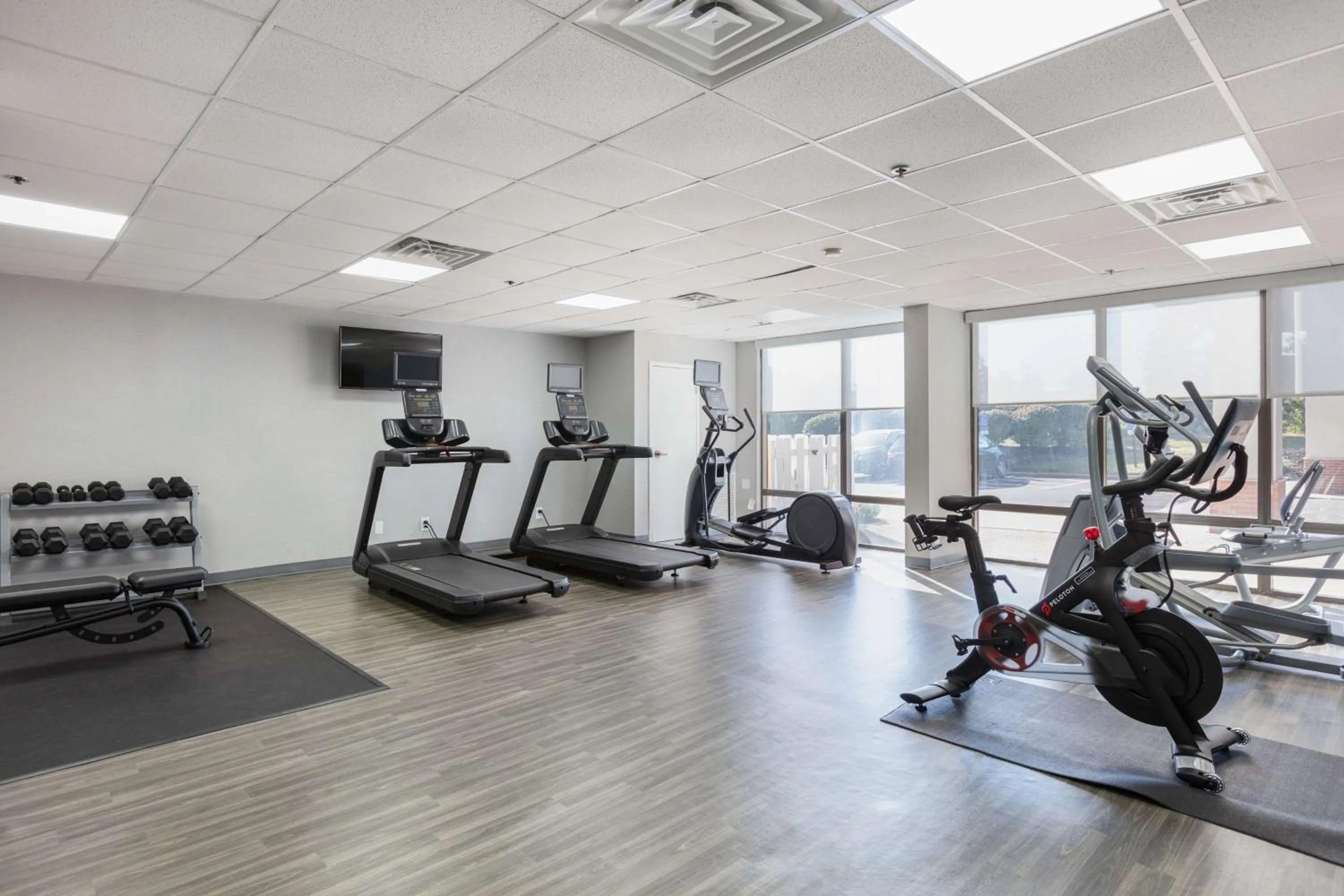 Fitness centre/facilities in Hampton Inn Columbus/Dublin