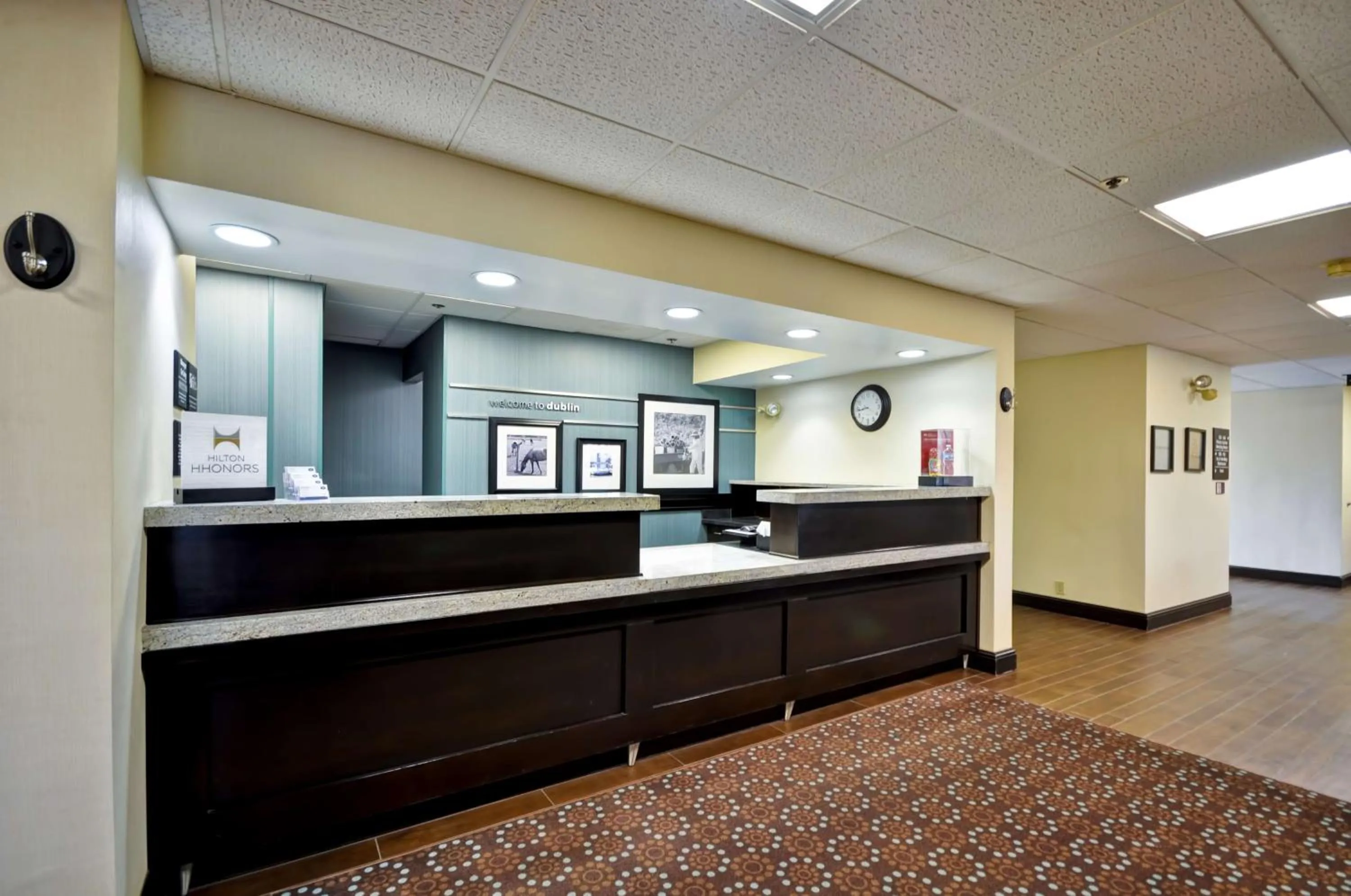 Lobby or reception in Hampton Inn Columbus/Dublin