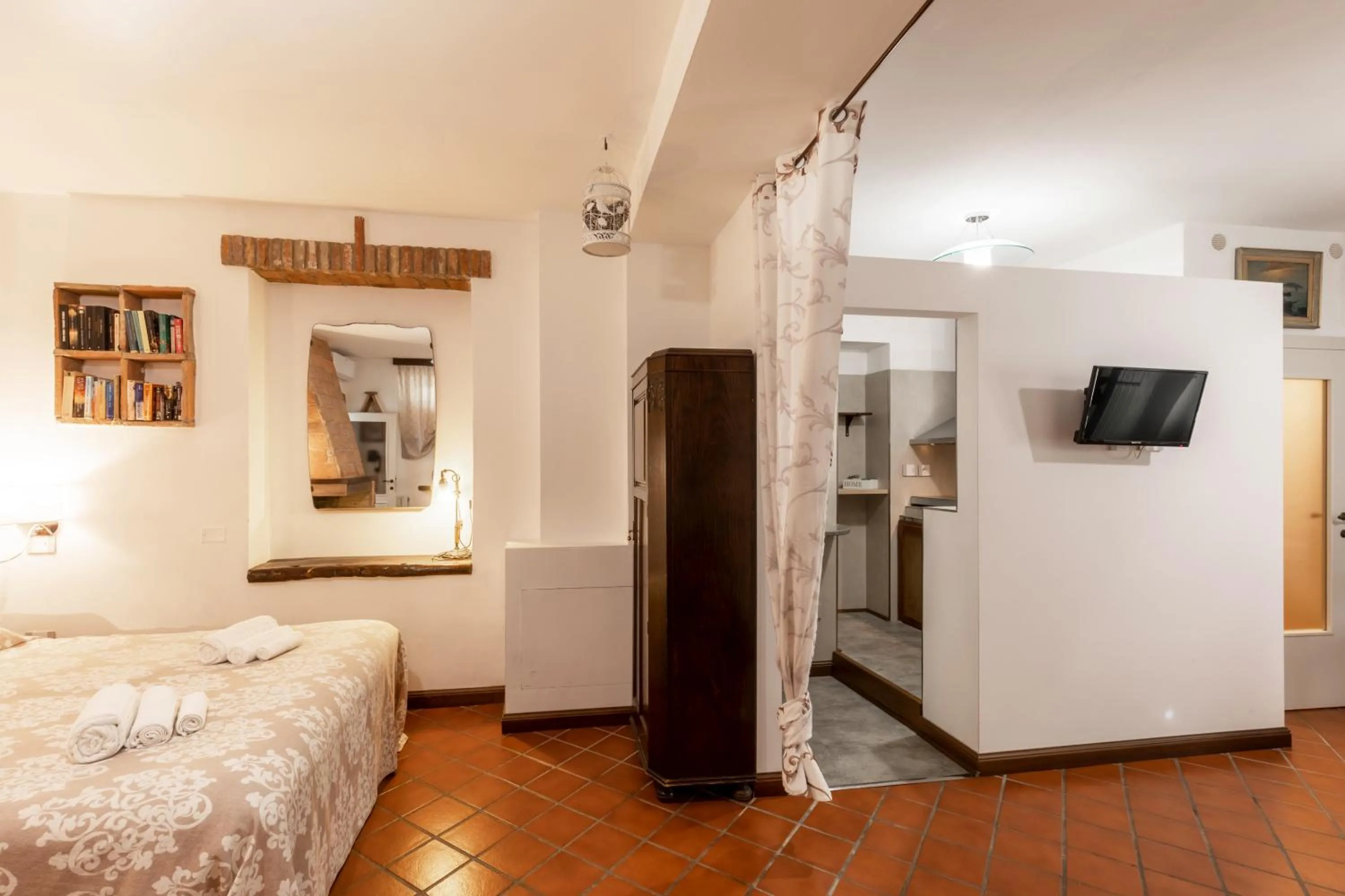 View (from property/room), Bed in Il Torrione