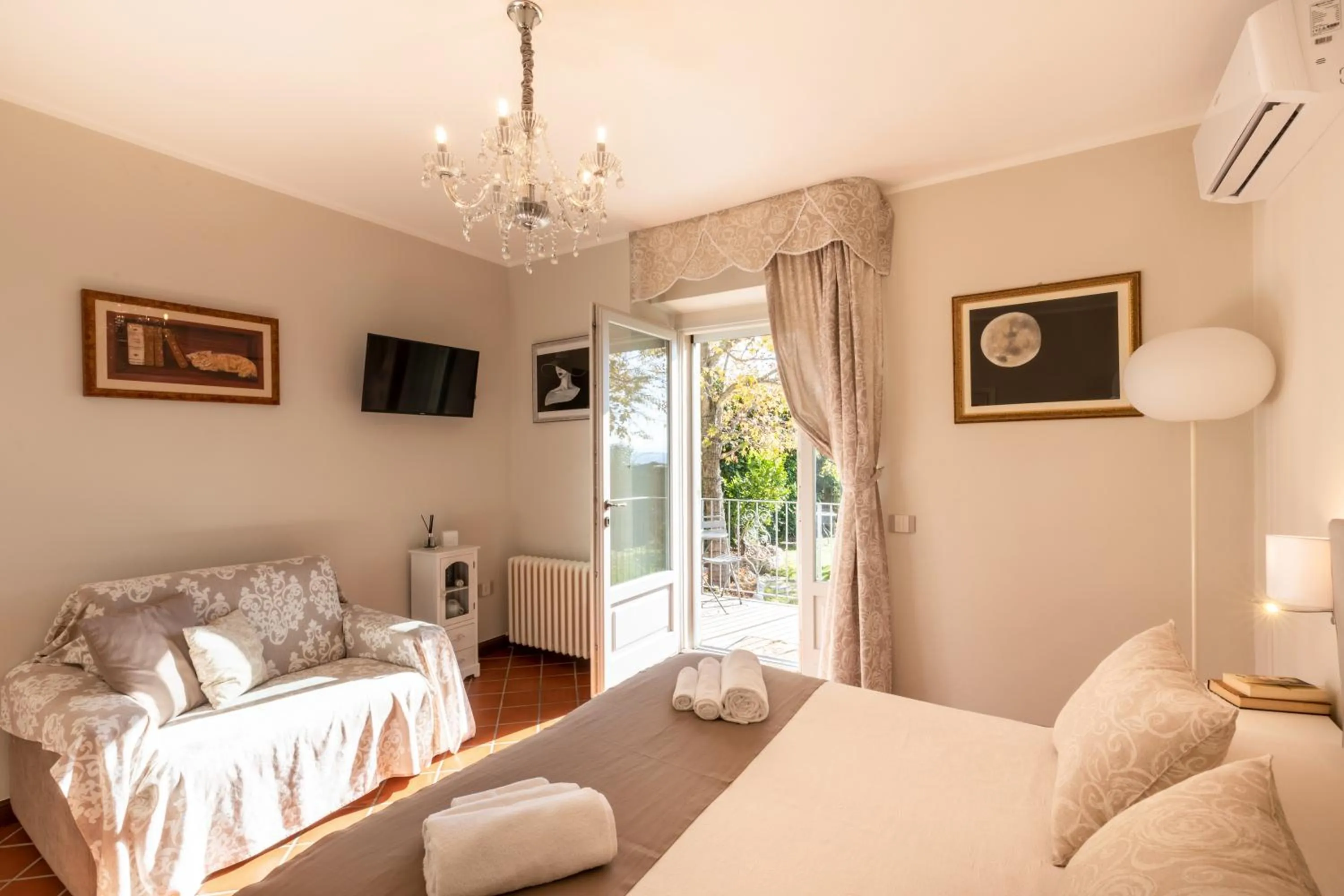 View (from property/room), Bed in Il Torrione