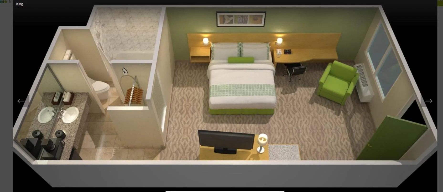 Bed in Hotel Nexus; BW Signature Collection