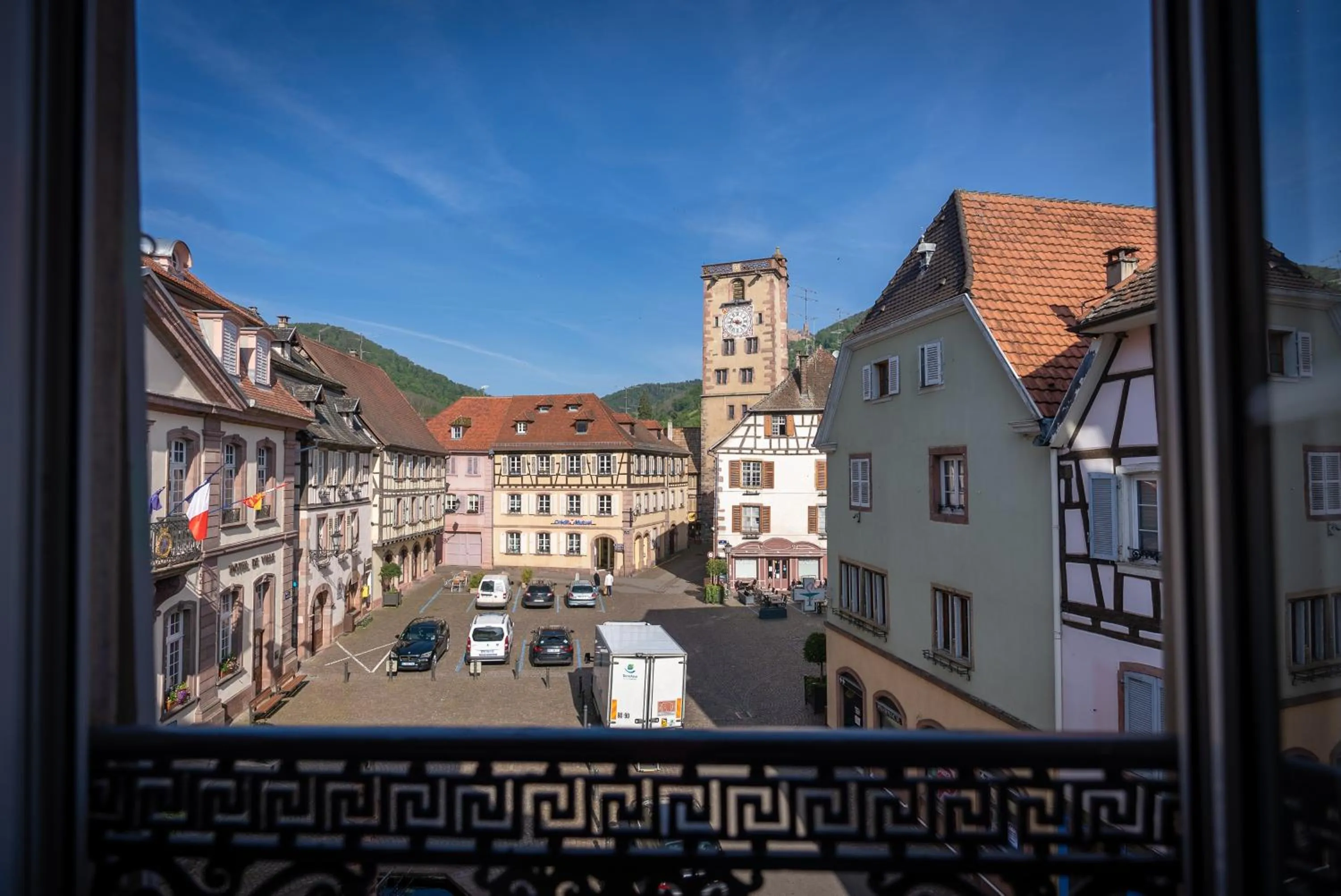 City view in Logis Hôtel de la Tour