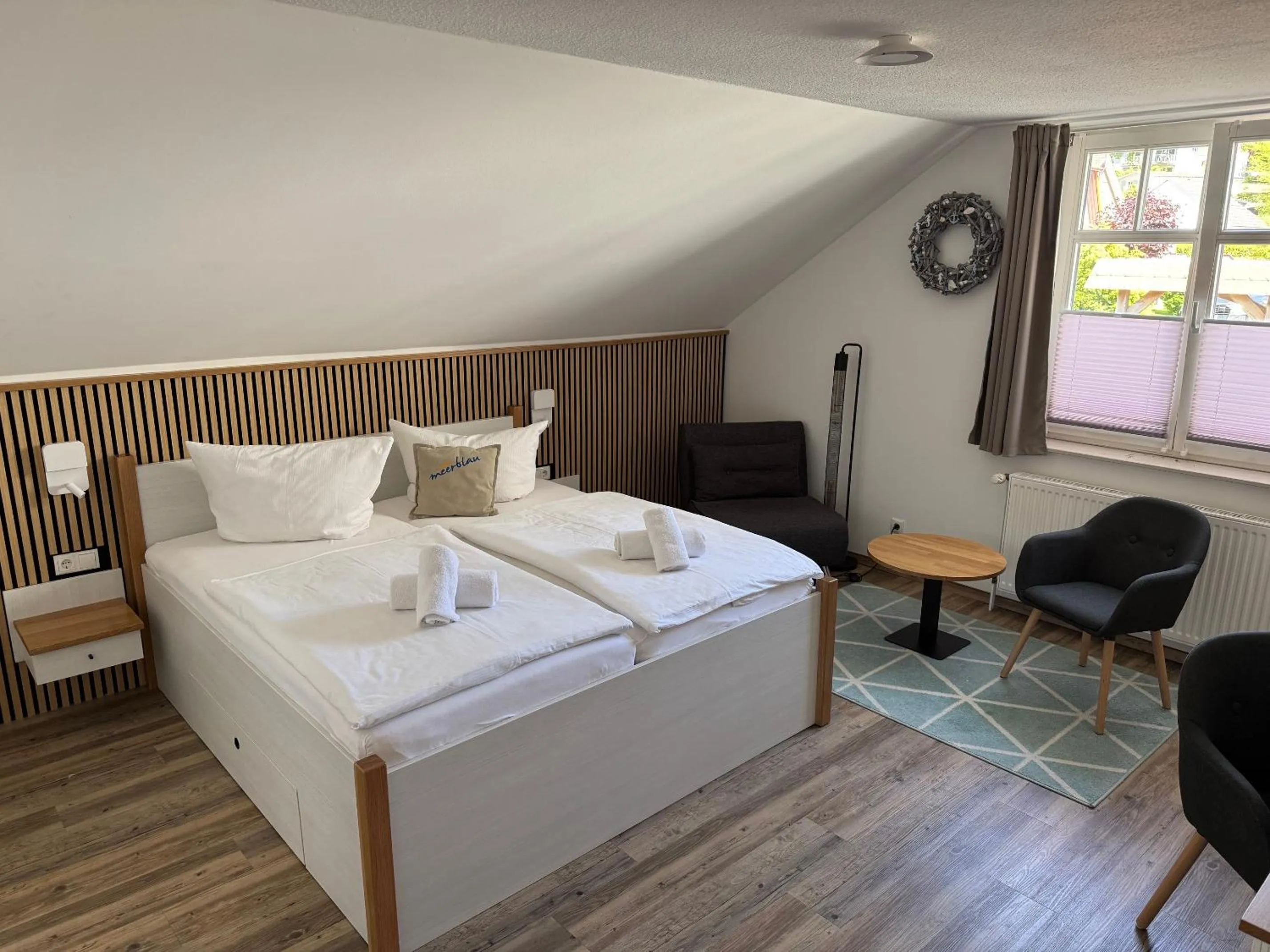 Bed in Hotel meerblau