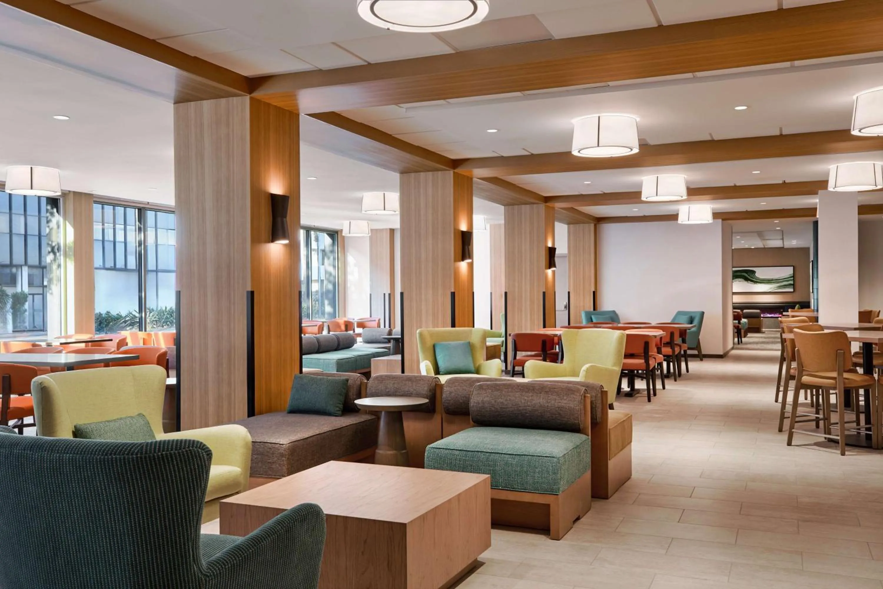 Lobby or reception in Hilton Garden Inn LAX Los Angeles Airport