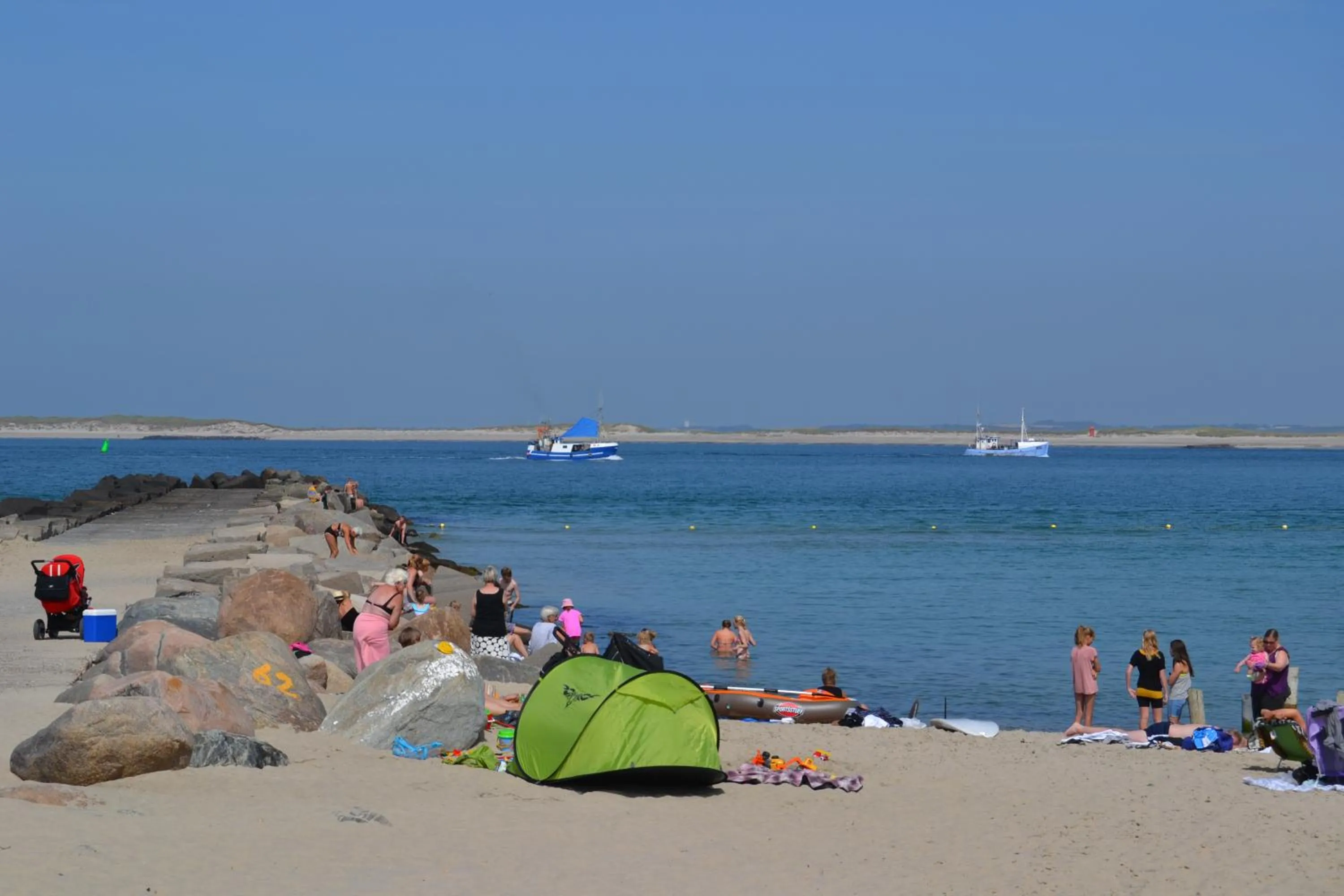 Beach in Danhostel Thyborøn