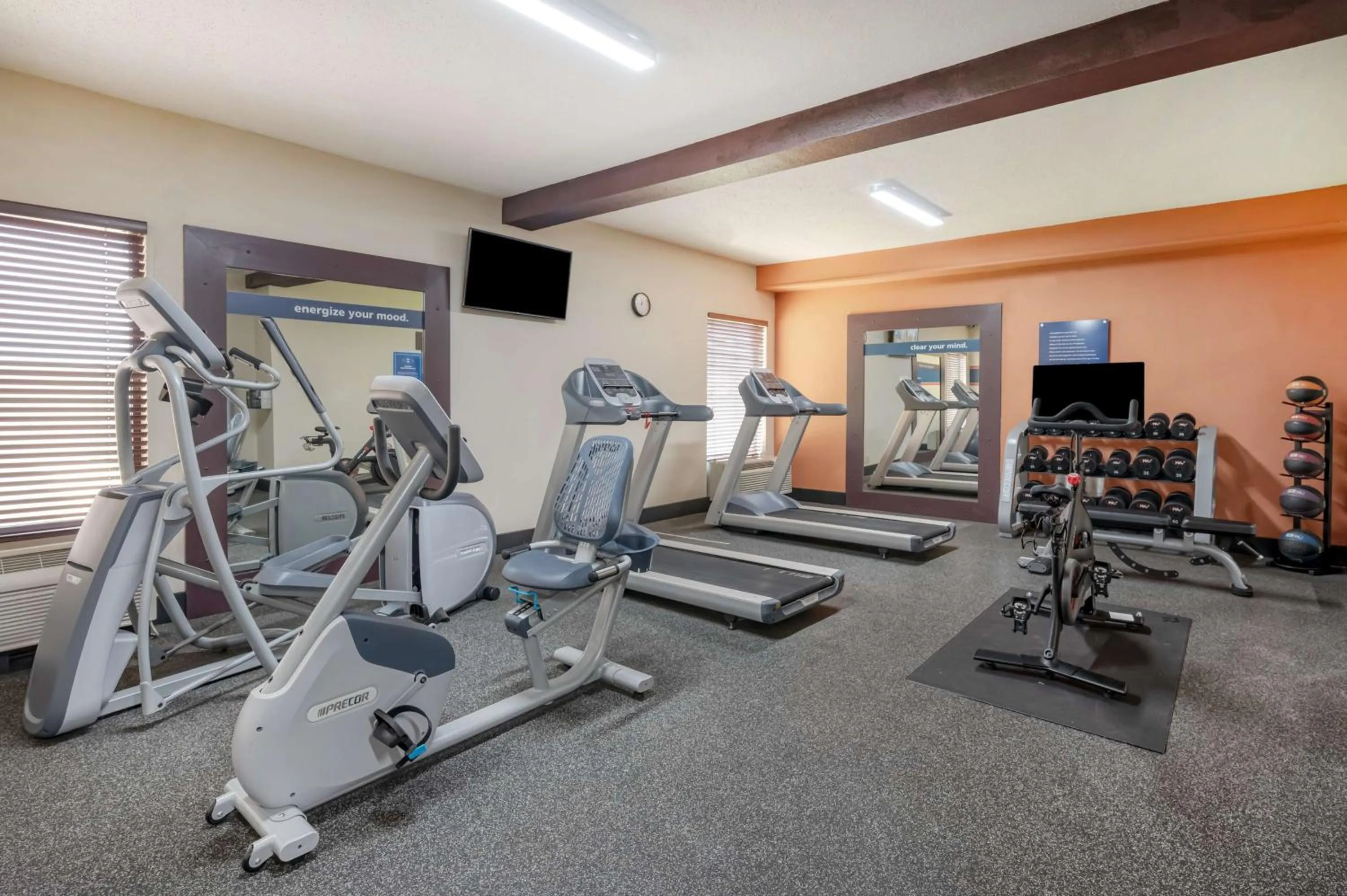 Fitness centre/facilities in Hampton Inn St. Louis/Collinsville