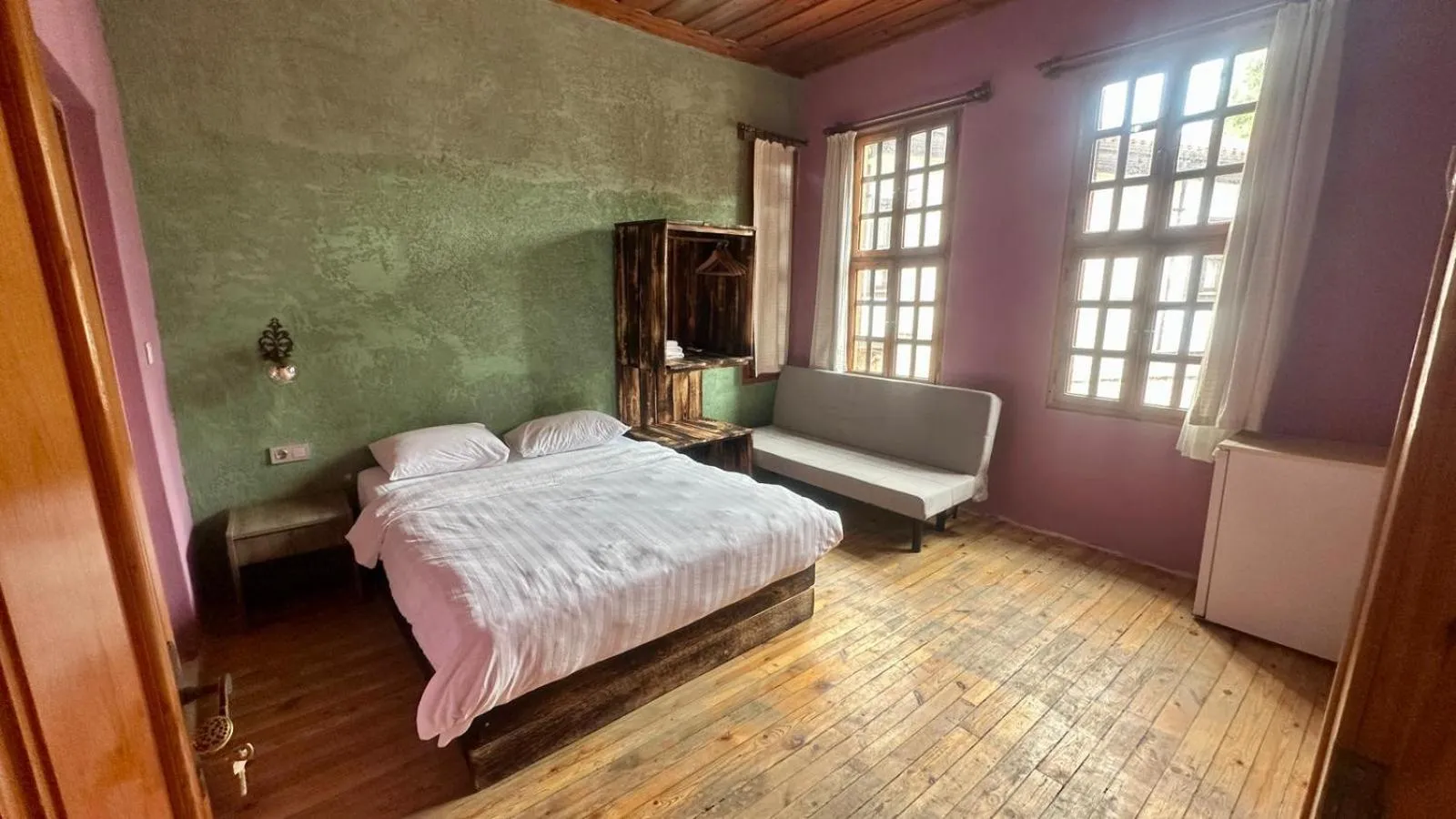 Bed in Otel Wood House