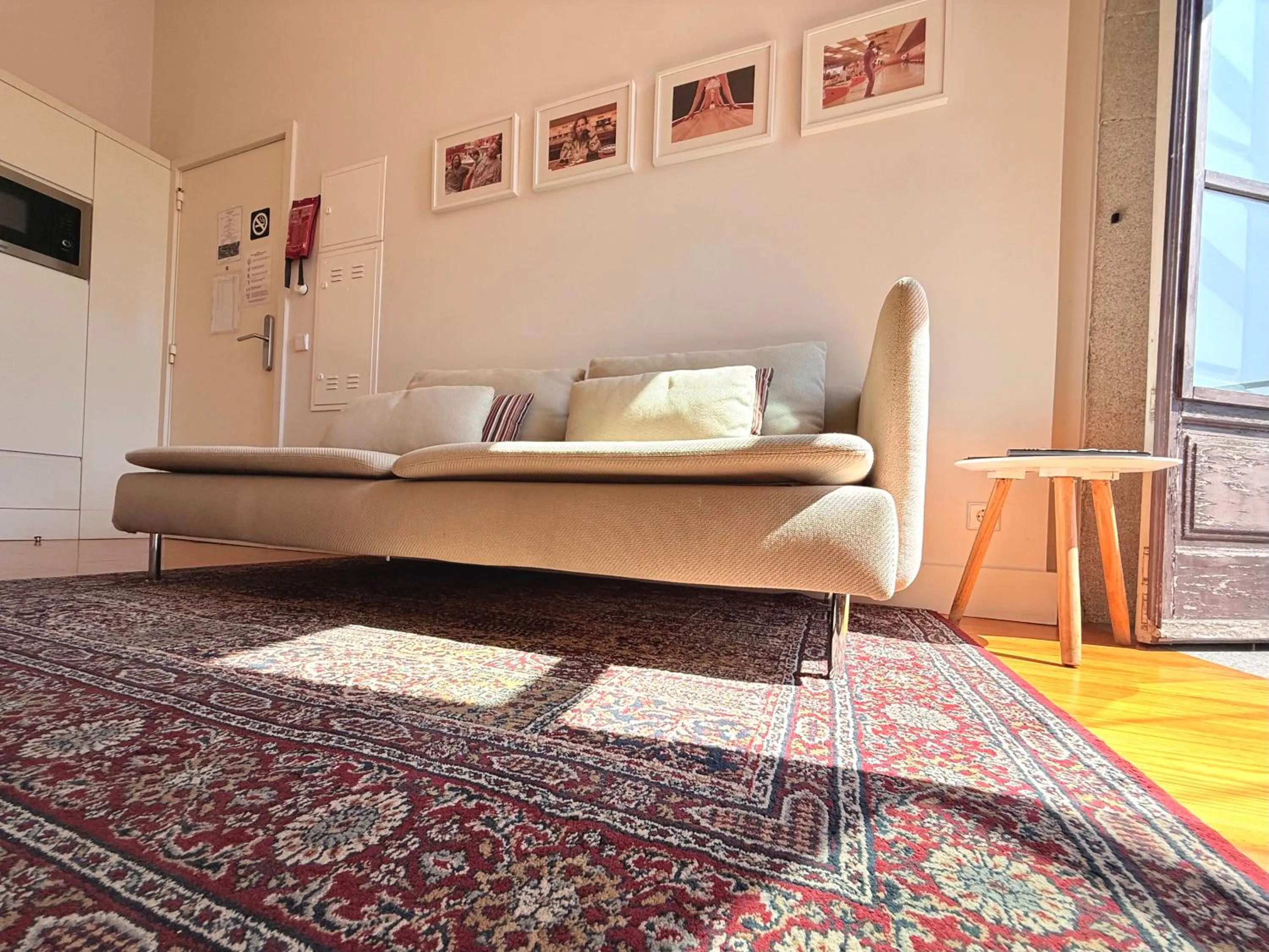 Living room, Bed in Porto Cinema Apartments