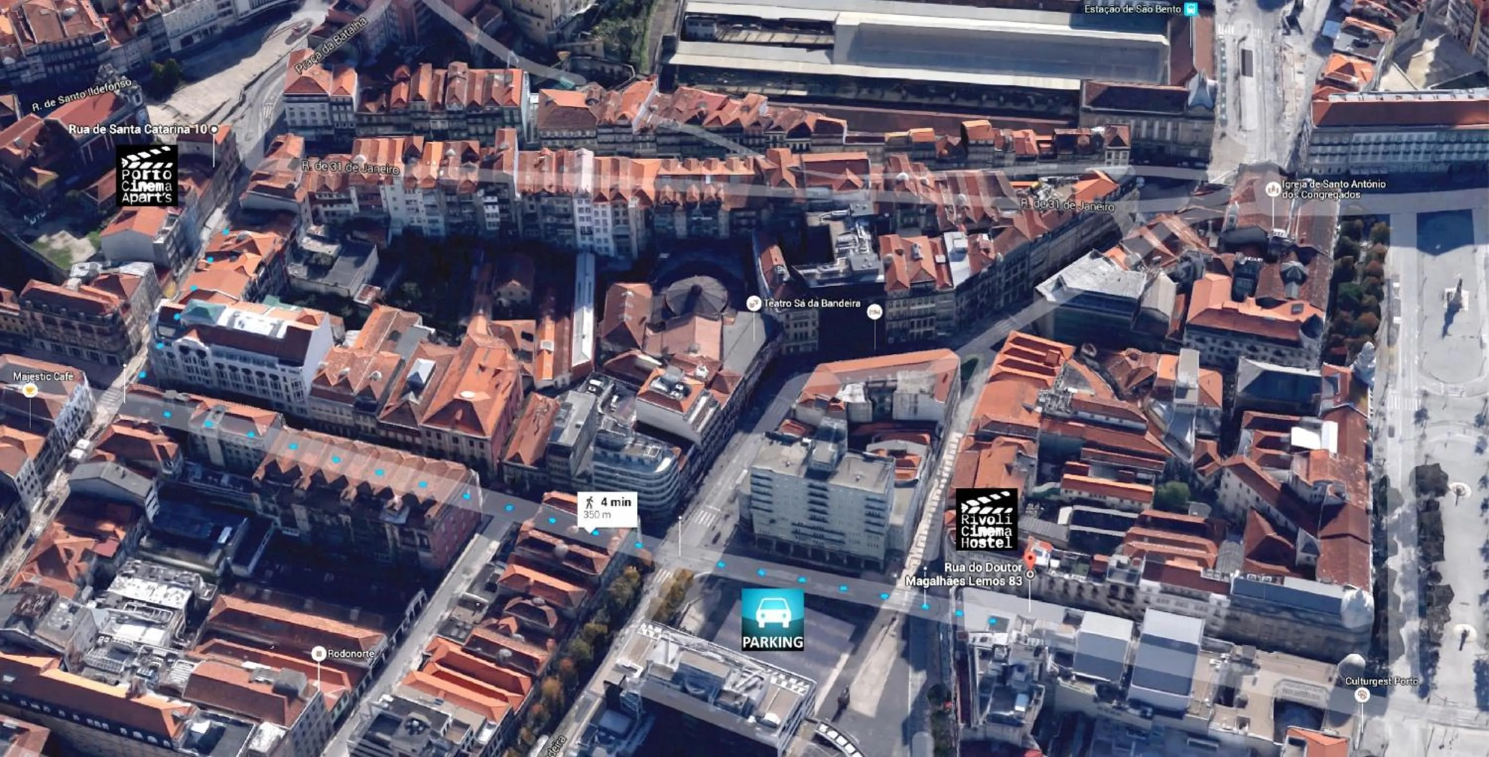 Nearby landmark in Porto Cinema Apartments